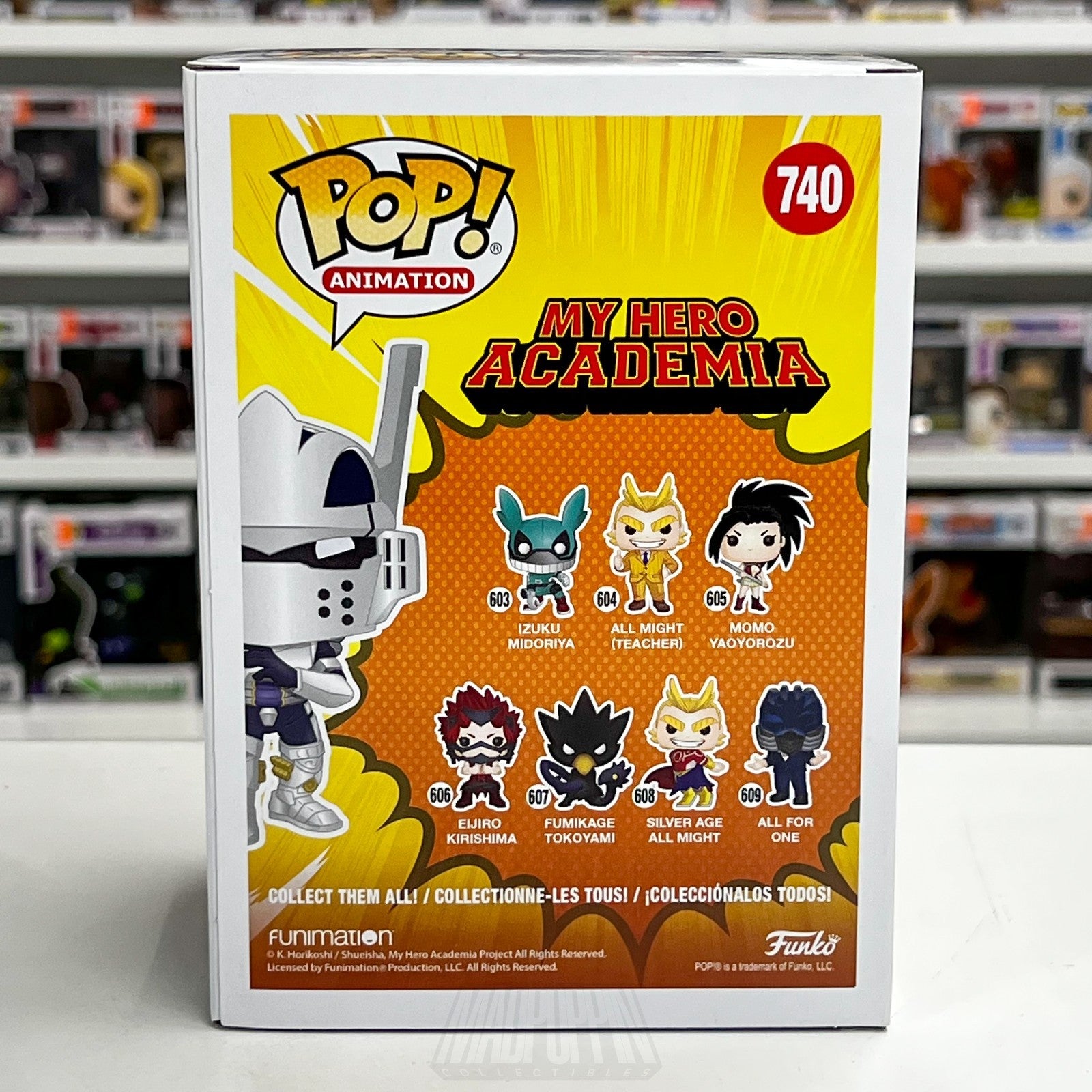 Funko Pop Anime My Hero Academia Tenya Iida GameStop 740 Animation Vinyl Figure3