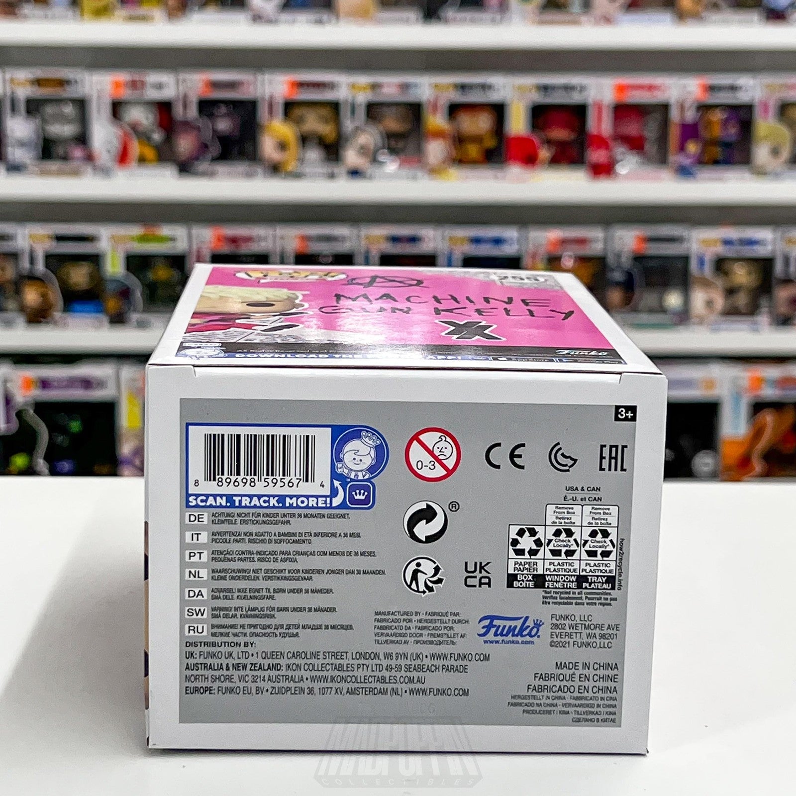 Funko Pop Rocks Machine Gun Kelly 255 MGK Vinyl Figure Hip Hop Rap Punk Alt NIB7