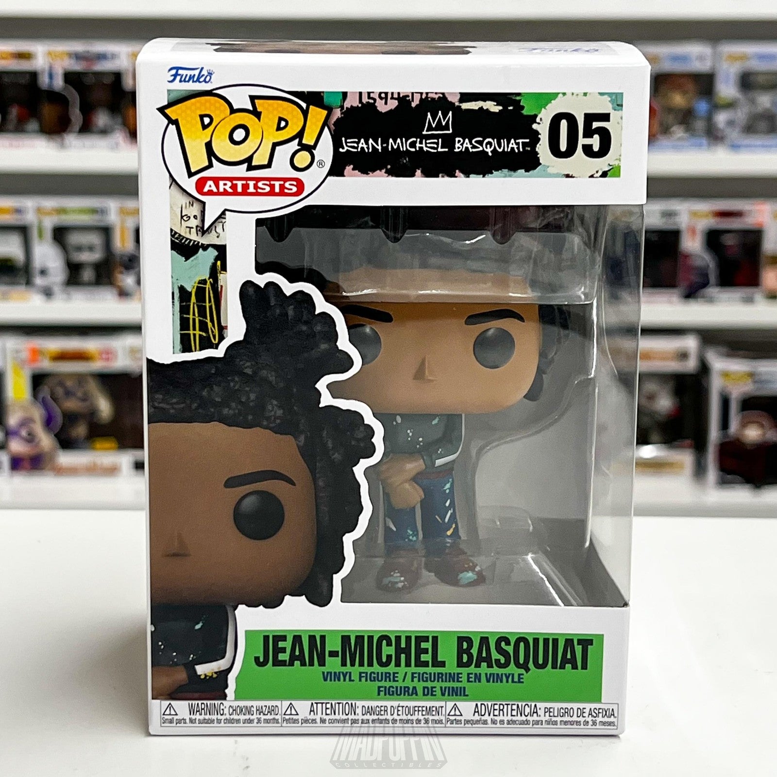 Funko Pop Jean-Michel Basquiat 05 Artist Series Vinyl Figure Art Collectible New