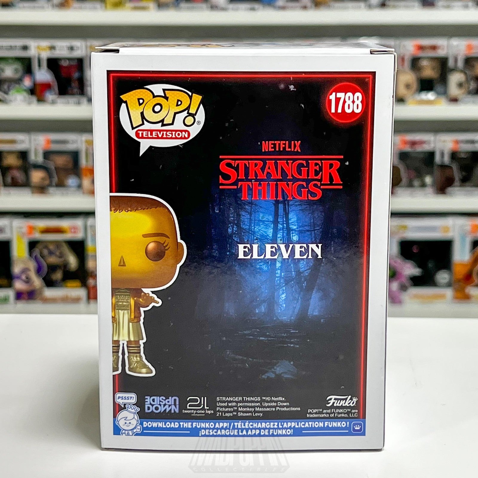 Funko Pop Stranger Things Eleven 1788 Gold Metallic Target Figure 9500 PCS Toy
