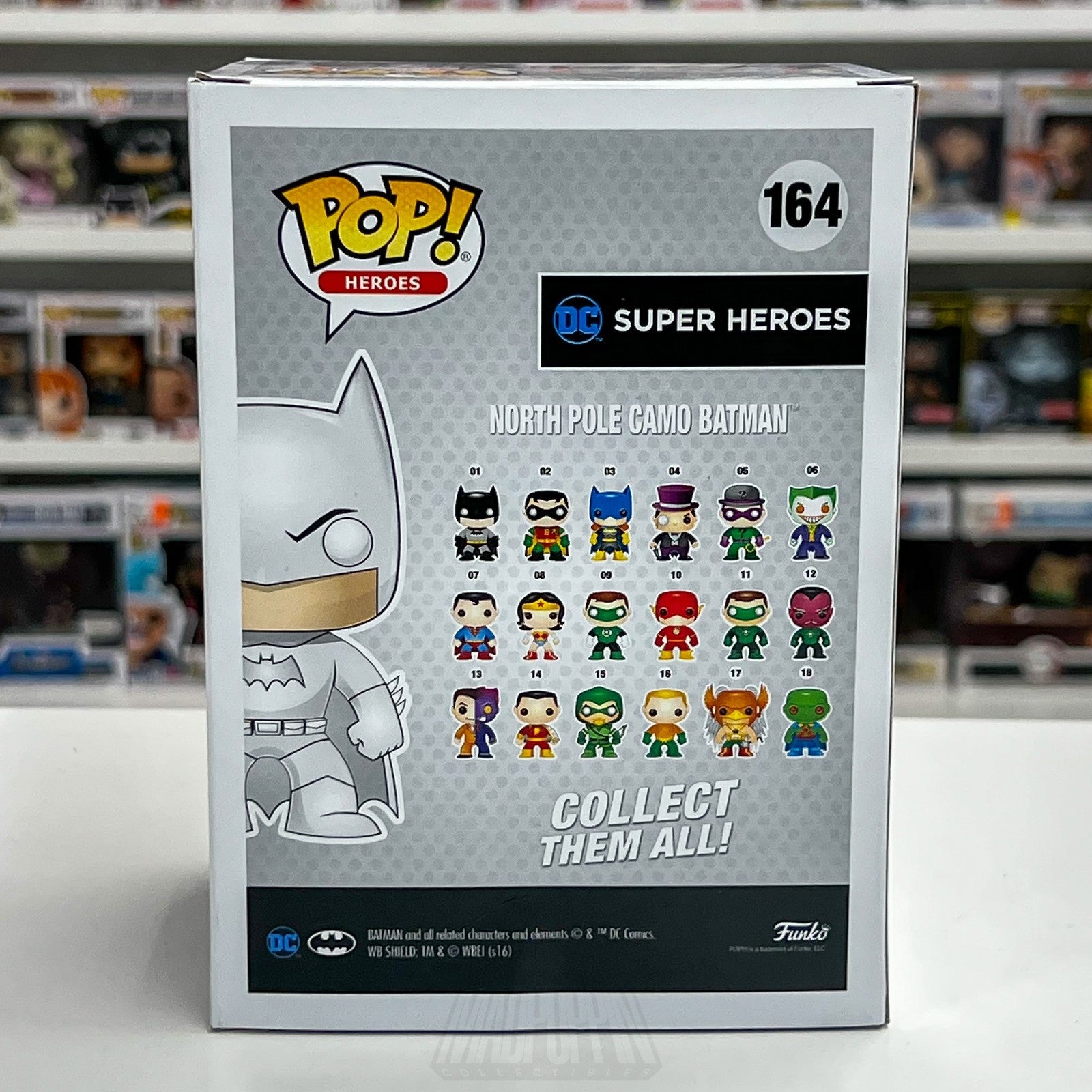 Funko Pop DC Super Heroes North Pole Camo Batman Target 164 White Vinyl Figure3