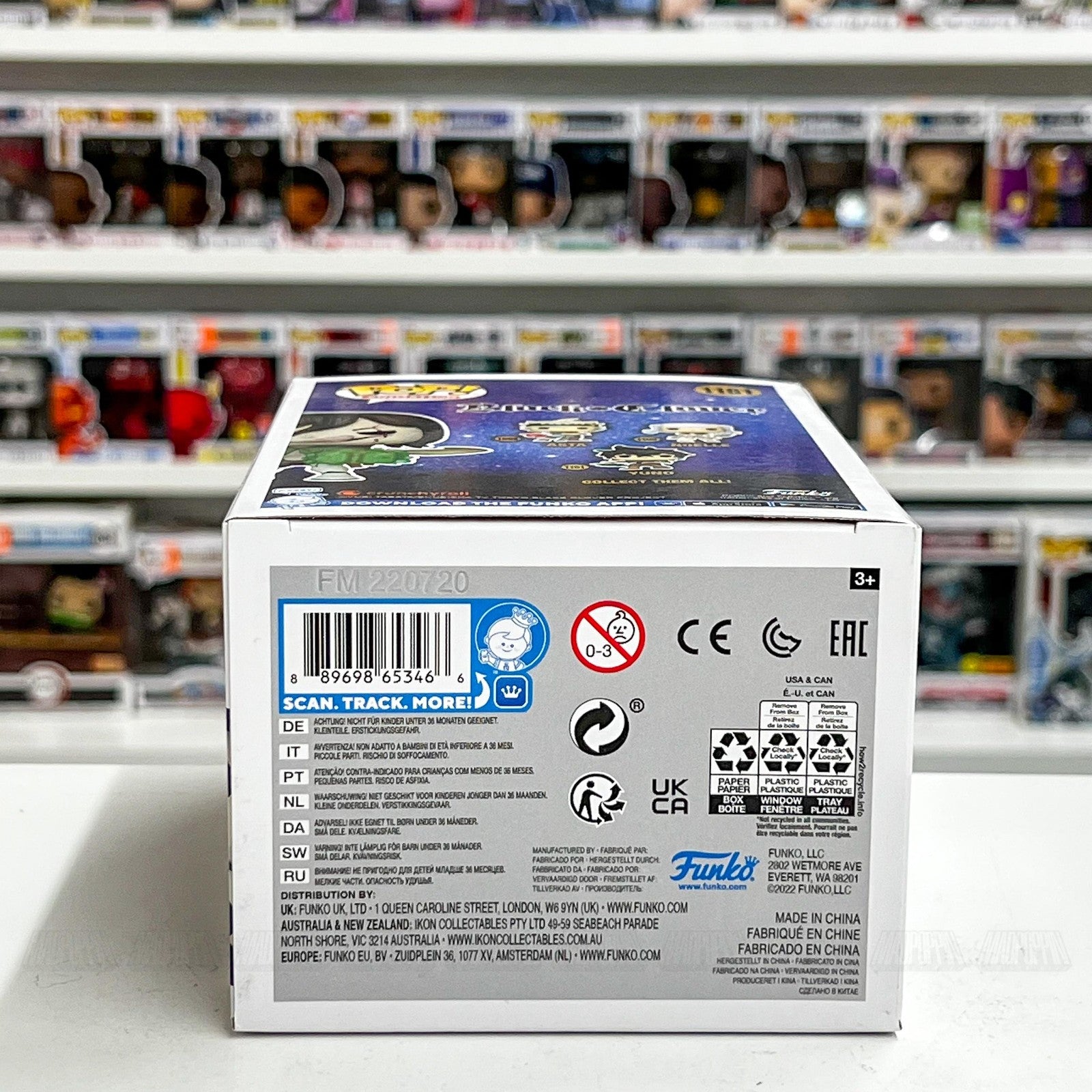 Funko Pop! Animation Black Clover Jack 1181 2022 Winter Convention Ltd Edition