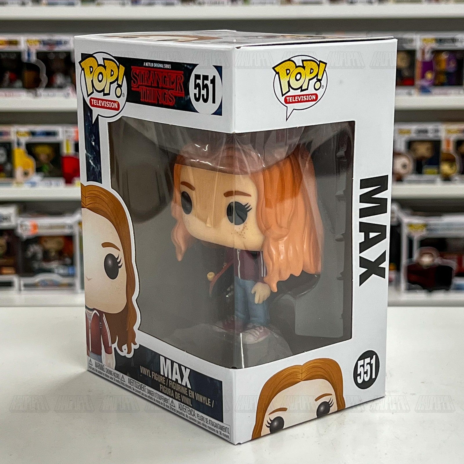 Funko Pop Stranger Things Max 551 Vinyl Figure Netflix TV Collectible New in Box