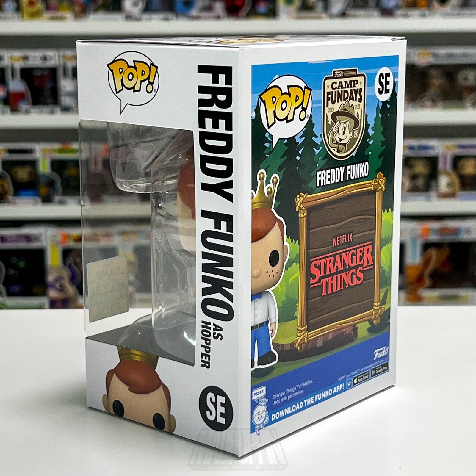 Funko Pop Freddy as Hopper Stranger Things Camp Fundays SE 250 PCS Limited SciFi