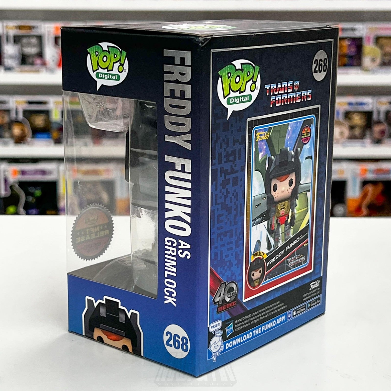 Funko Pop Digital Release Transformers Freddy as Grimlock 68 Dinobot 2600 PCS2