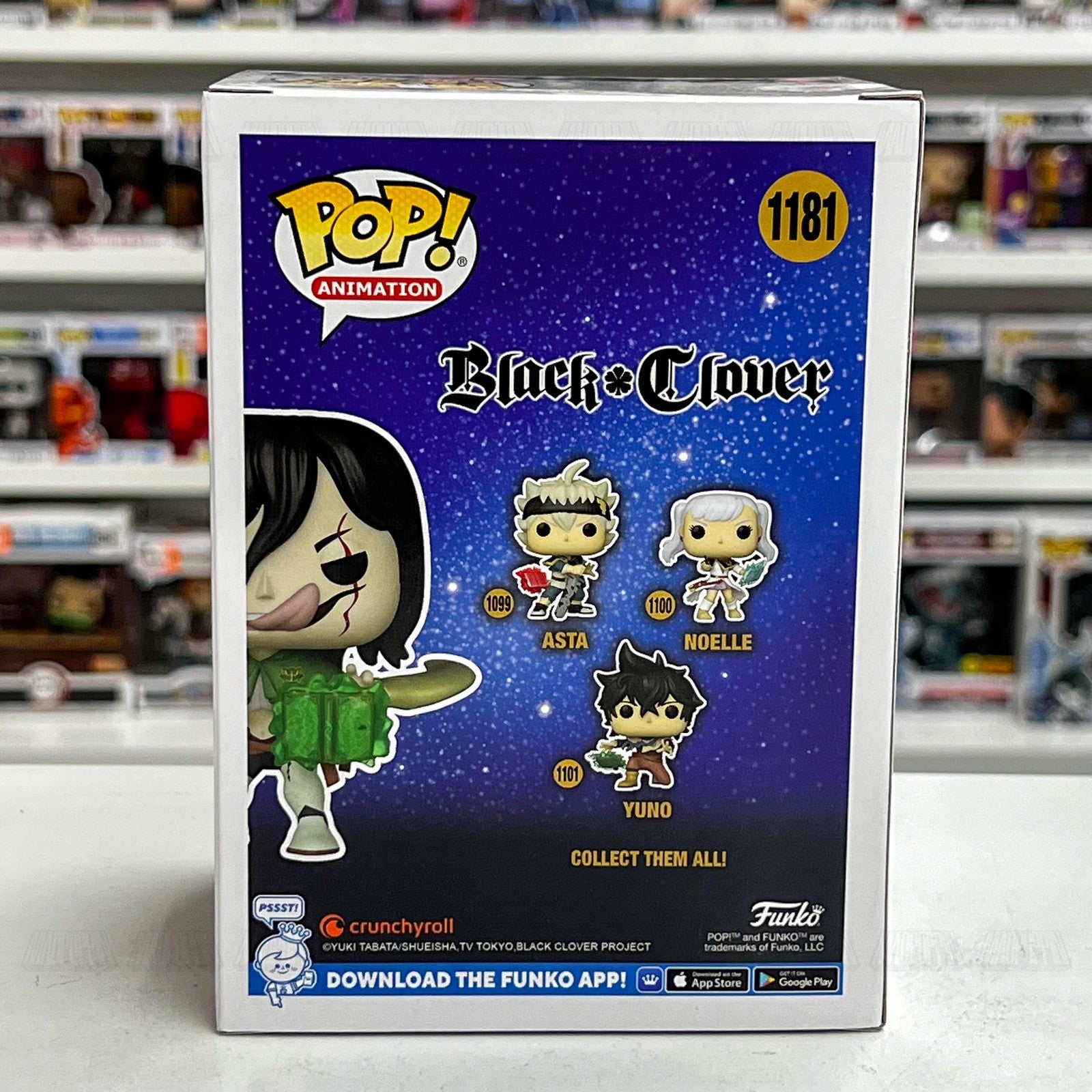Funko Pop! Animation Black Clover Jack 1181 2022 Winter Convention Ltd Edition