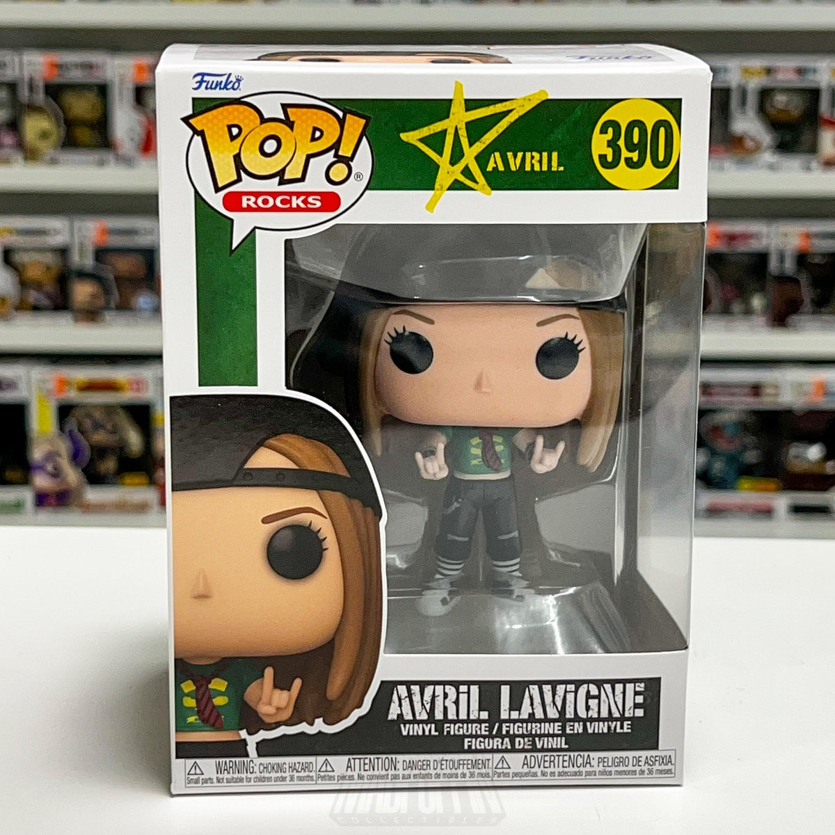 Funko Pop! Rocks: Avril Lavigne – Figura De Vinilo De 9,5 Cm, Coleccionable Oficial, Regalo Para Fans De La Música