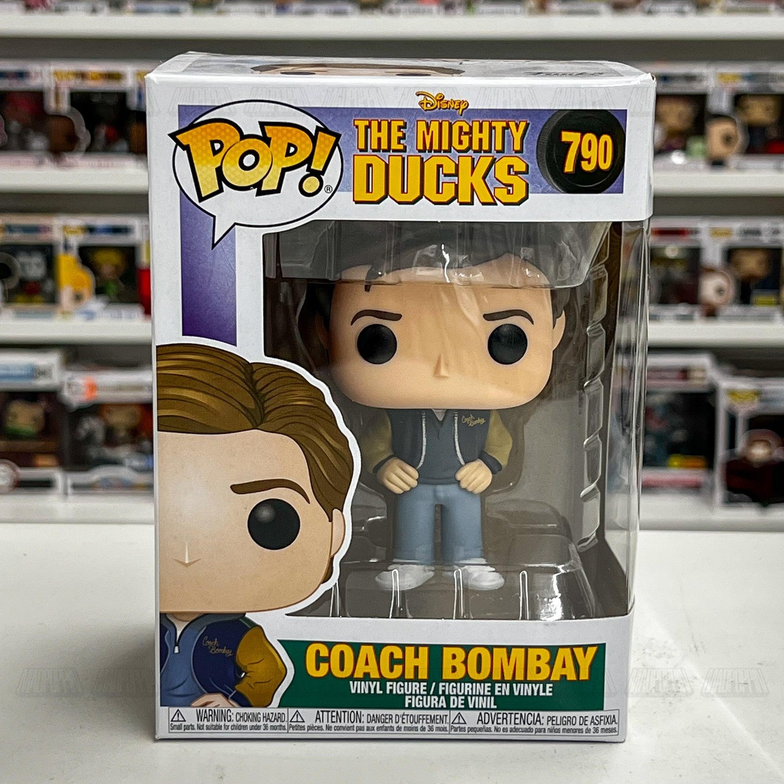 Funko Pop 790 Coach Bombay The Mighty Ducks Vinyl Figure Disney Movies TV