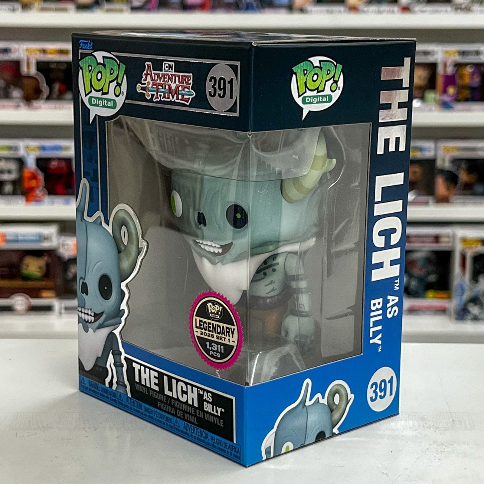 Funko Pop Digital Adventure Time The Lich as Billy 391 Legendary 1900 PCS Vinyl