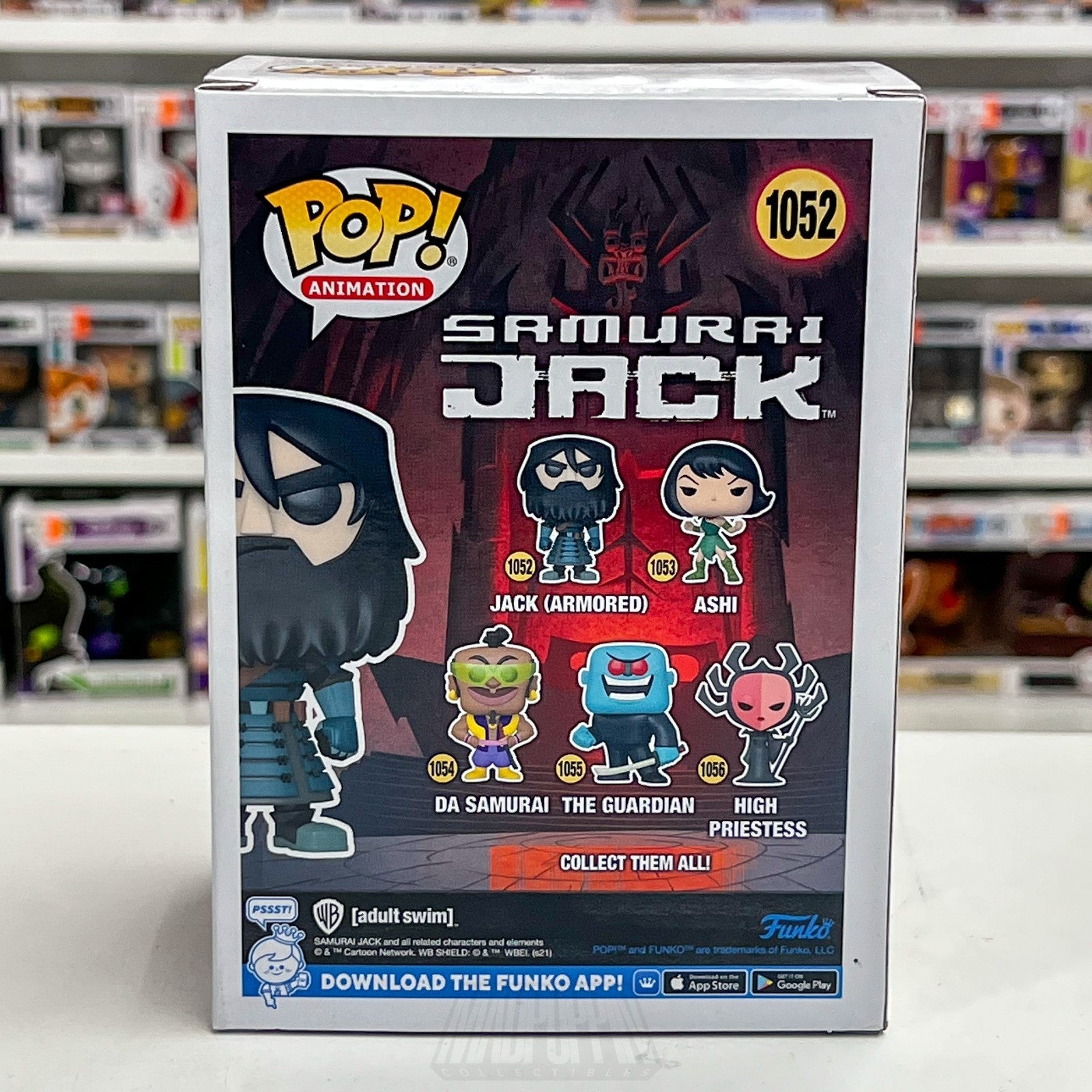 Funko Pop Animation Samurai Jack Armored 1052 Vinyl Figure Cartoon Network Toy3