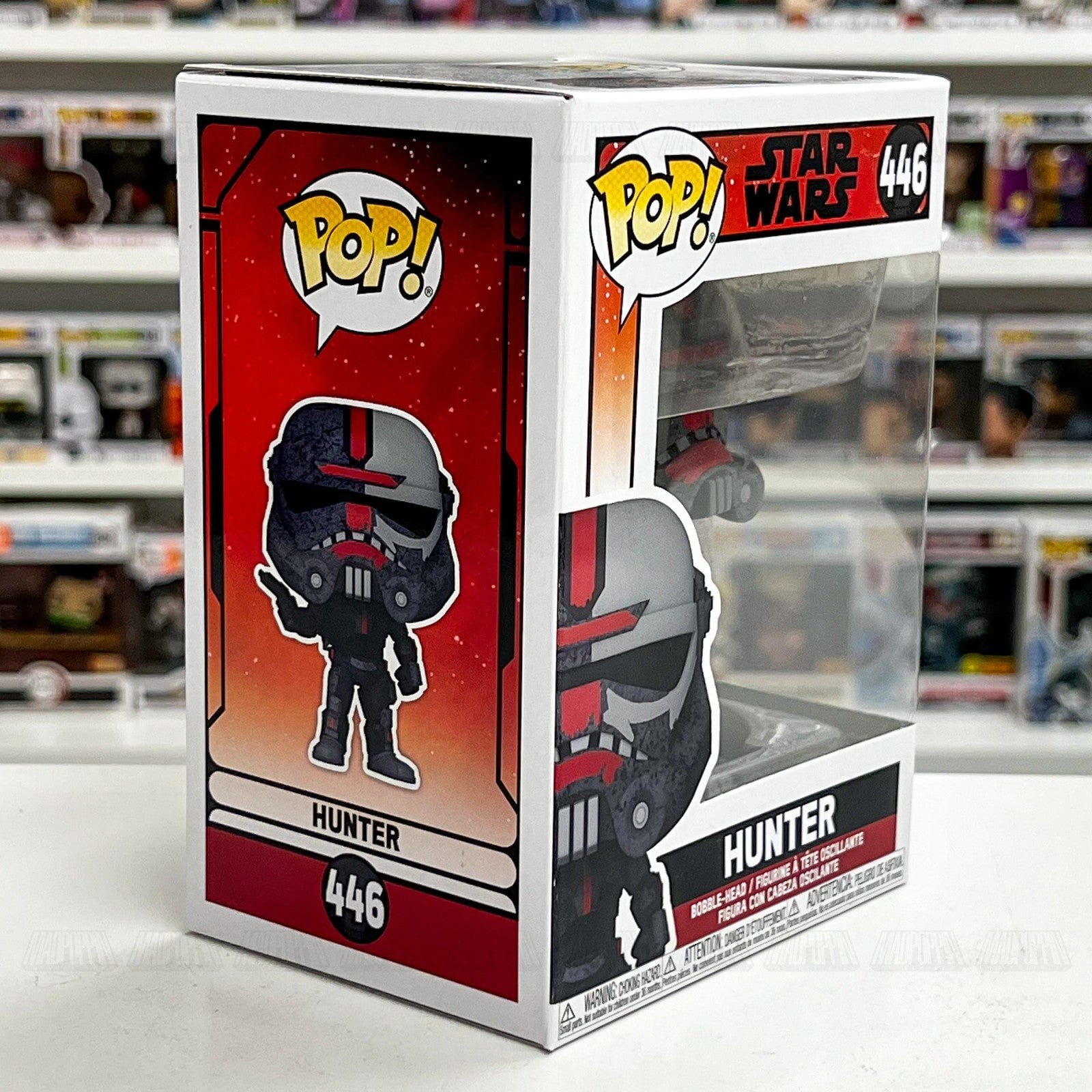 Funko Pop Star Wars The Bad Batch Hunter #446 Bobblehead Vinyl Figure New in Box