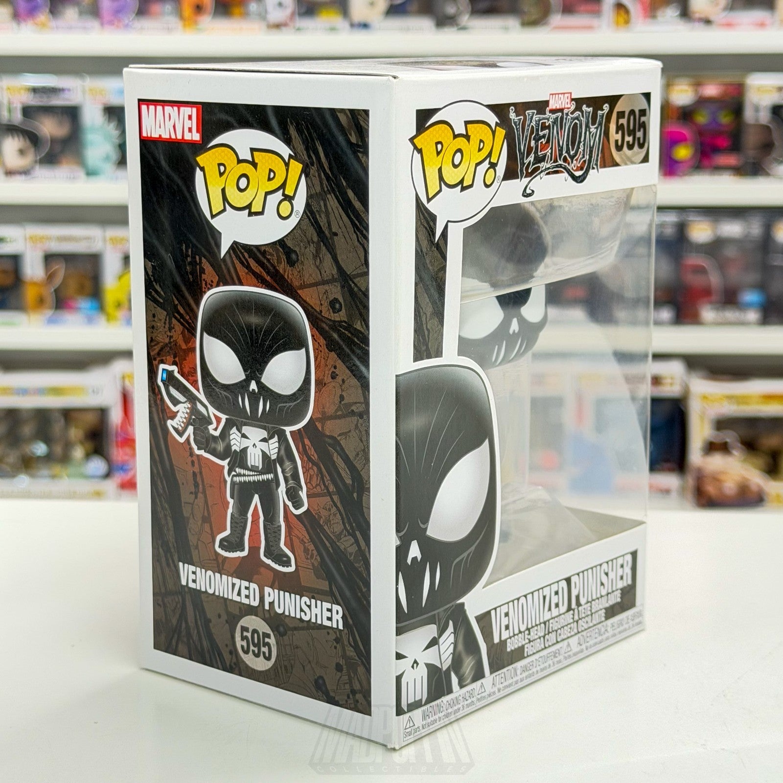 Funko Pop Marvel Venomized Punisher 595 Frank Castle Vigilante Symbiote Figure5