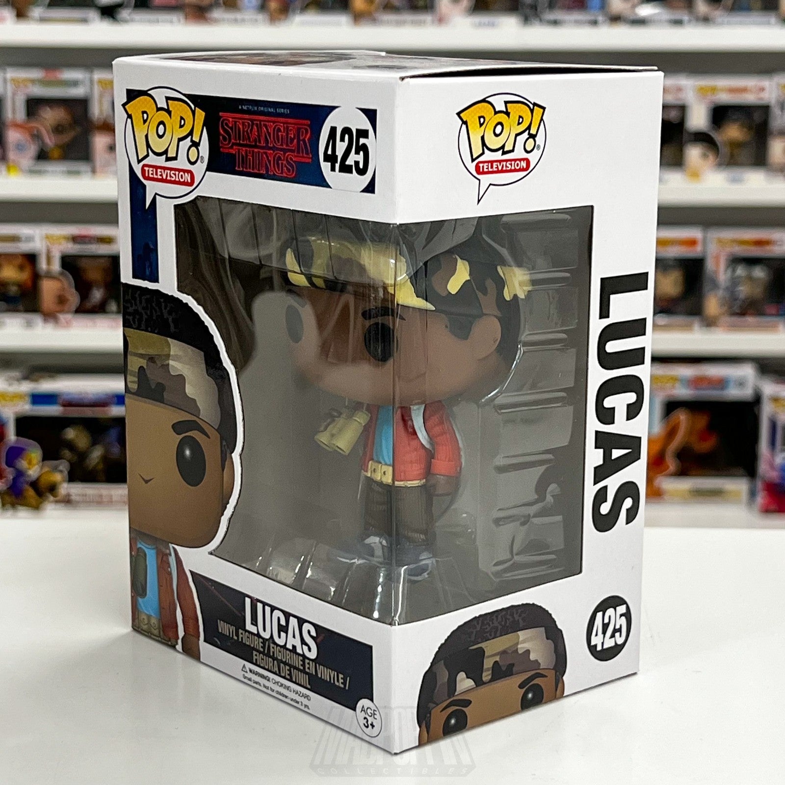 Funko Pop Television Stranger Things Lucas Sinclair 425 Original Vinyl Figure1