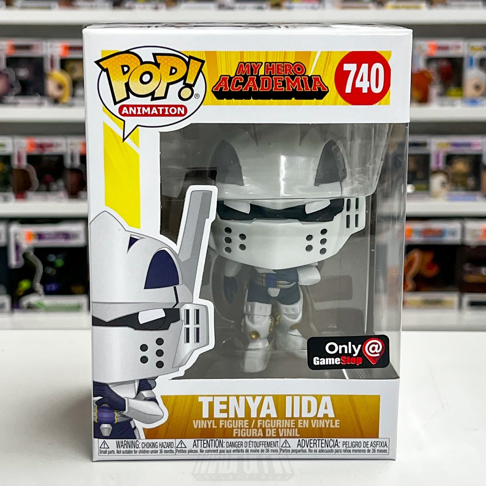 Funko Pop Anime My Hero Academia Tenya Iida GameStop 740 Animation Vinyl Figure0