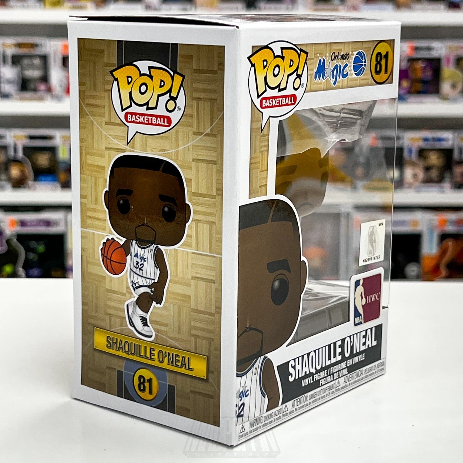 Funko Pop NBA Shaquille O'Neal 81 Orlando Magic Vinyl Figure Basketball New HWC5