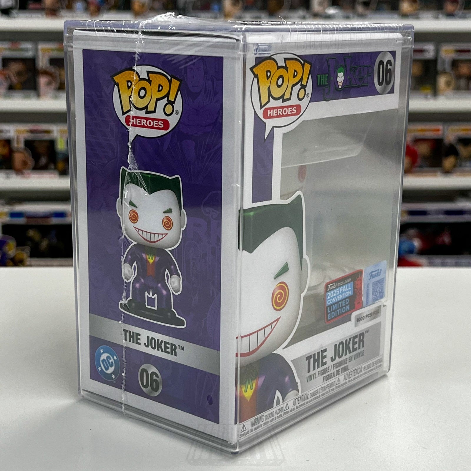 Funko Pop DC Heroes Joker Metallic 2025 Fall Con 1000 NYCC PCS 06 Vinyl Figure5
