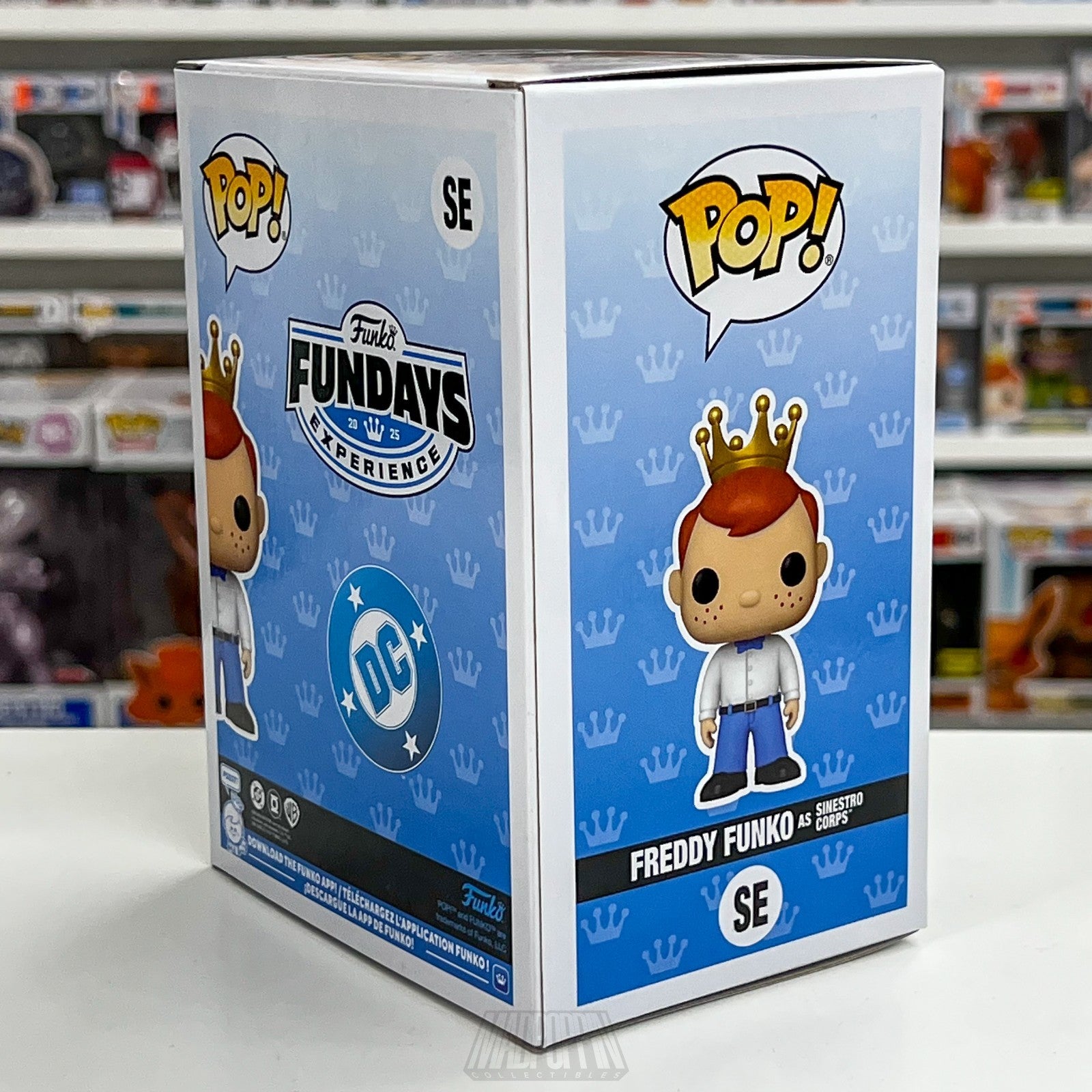 Funko Pop Fundays Freddy as Sinestro Corps Yellow DC Show Edition 500 PCS