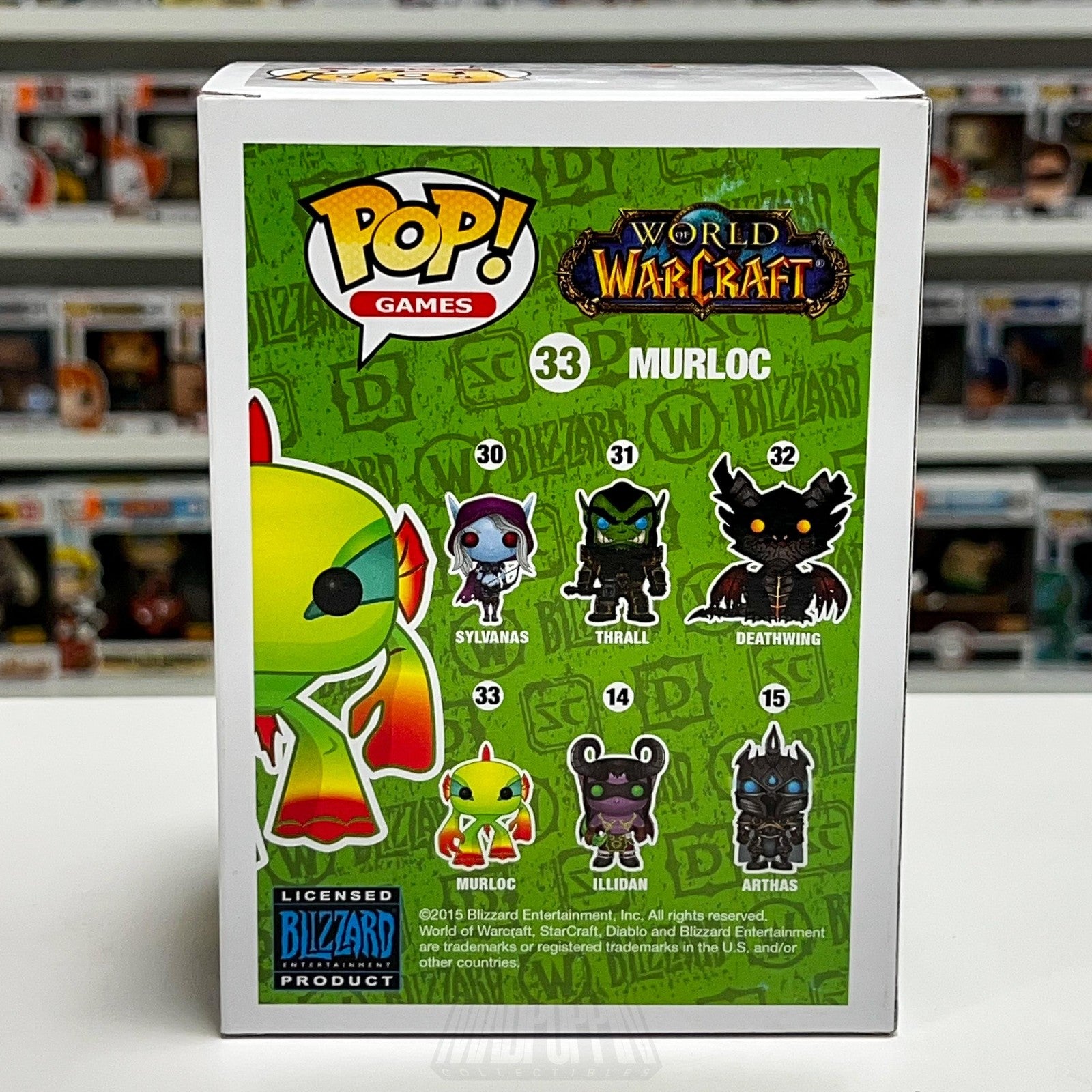 Funko Pop Games World of Warcraft Murloc 33 Glow Limited 300 PCS Vinyl Figure