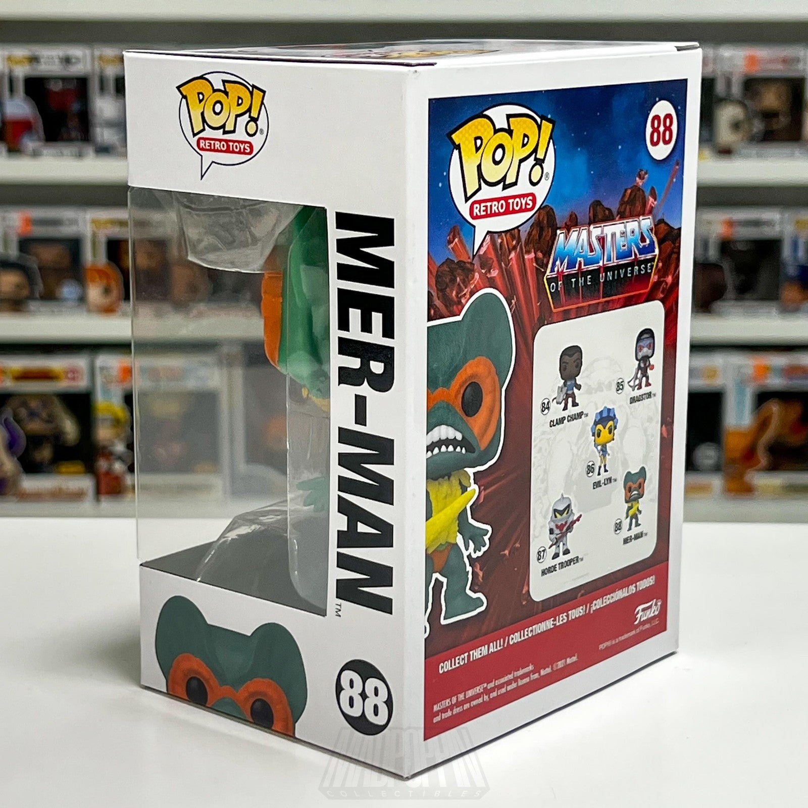 Funko Pop Retro Toys Masters of the Universe MOTU Mer-Man #88 Vinyl Figure Toy