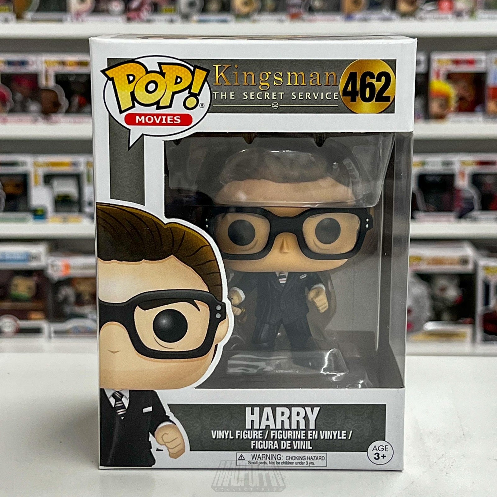 Funko Pop Kingsman The Secret Service Harry 462 Vinyl Figure NIB Collectible