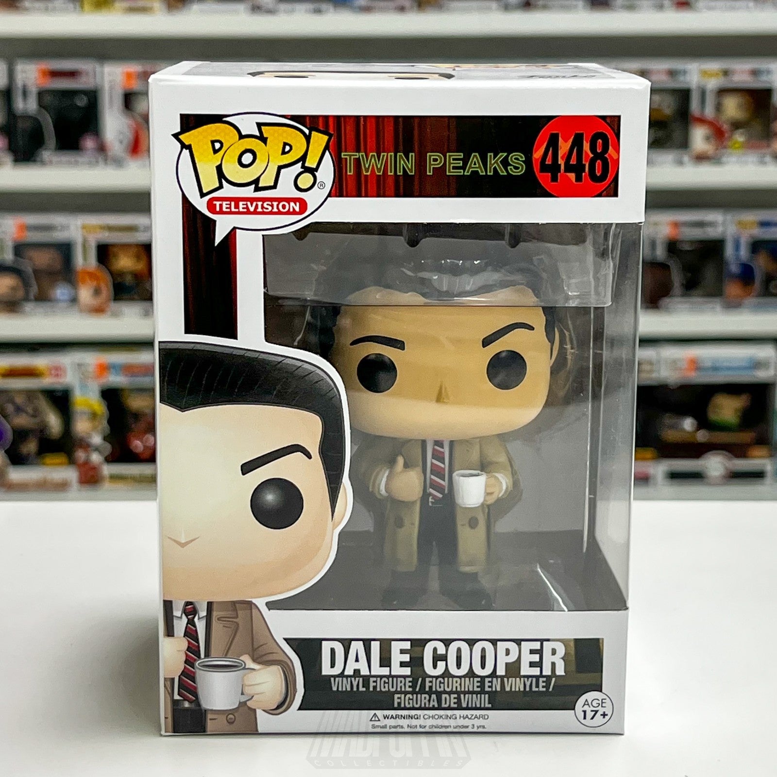 Funko Pop Television Twin Peaks Dale Cooper FBI Agent Vaulted 448 Coffee Mug ABC