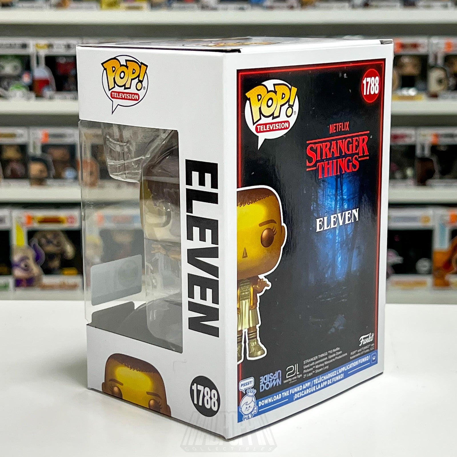 Funko Pop Stranger Things Eleven 1788 Gold Metallic Target Figure 9500 PCS Toy