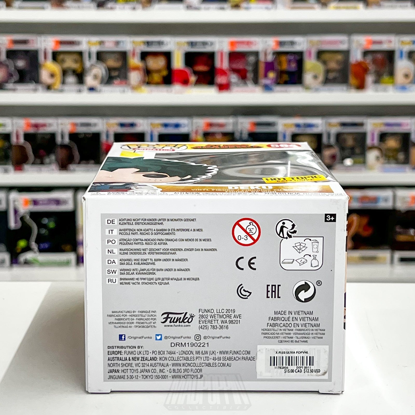 Funko Pop Anime My Hero Academia Deku Hot Topic 564 Izuku Midoriya Vinyl Figure7