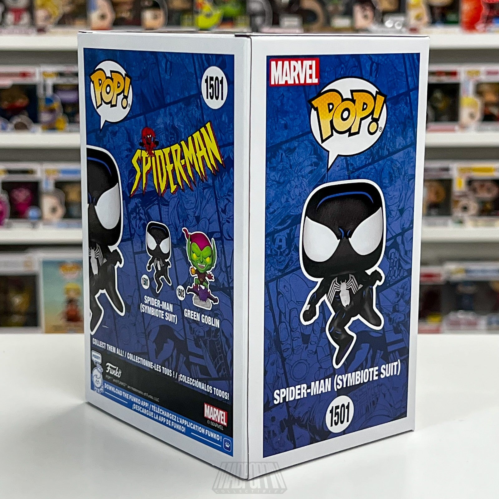 Funko Pop Marvel Spider-Man Black Symbiote Suit Target Exclusive 1501 Vinyl