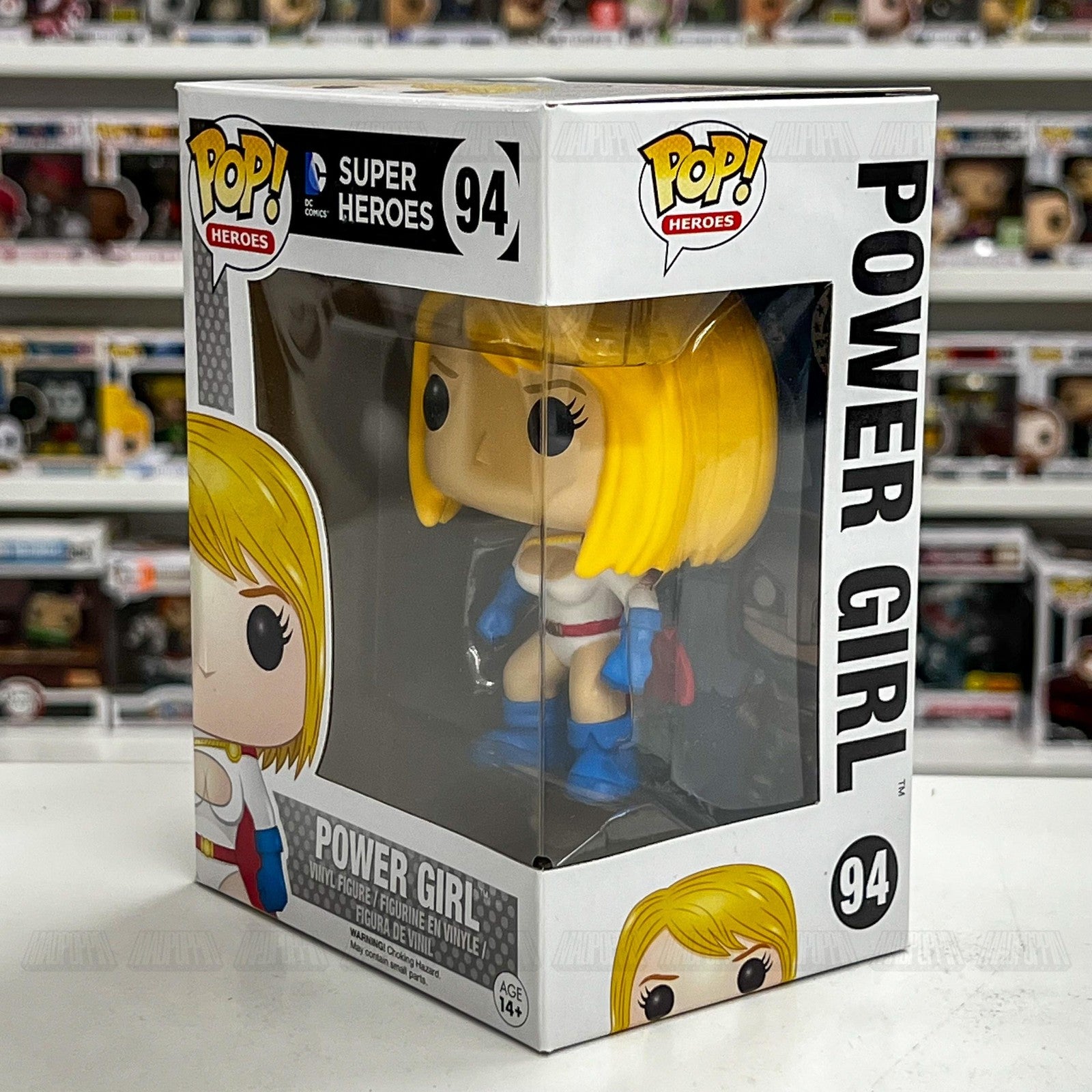 Funko Pop Heroes DC Super Heroes Power Girl 94 Vinyl Figure Collectible New