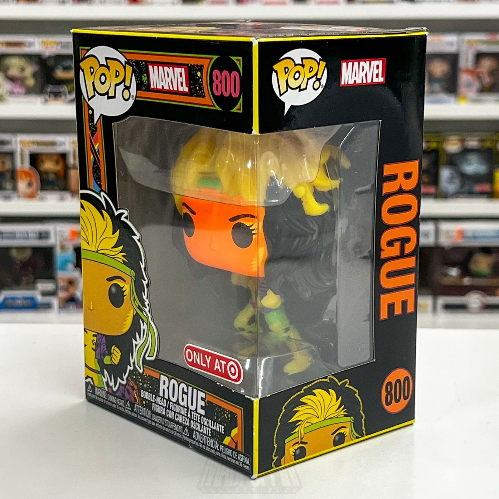 Funko Pop Marvel Rogue Blacklight Target 800 Uncanny X-Men Mutant Vinyl Figure1