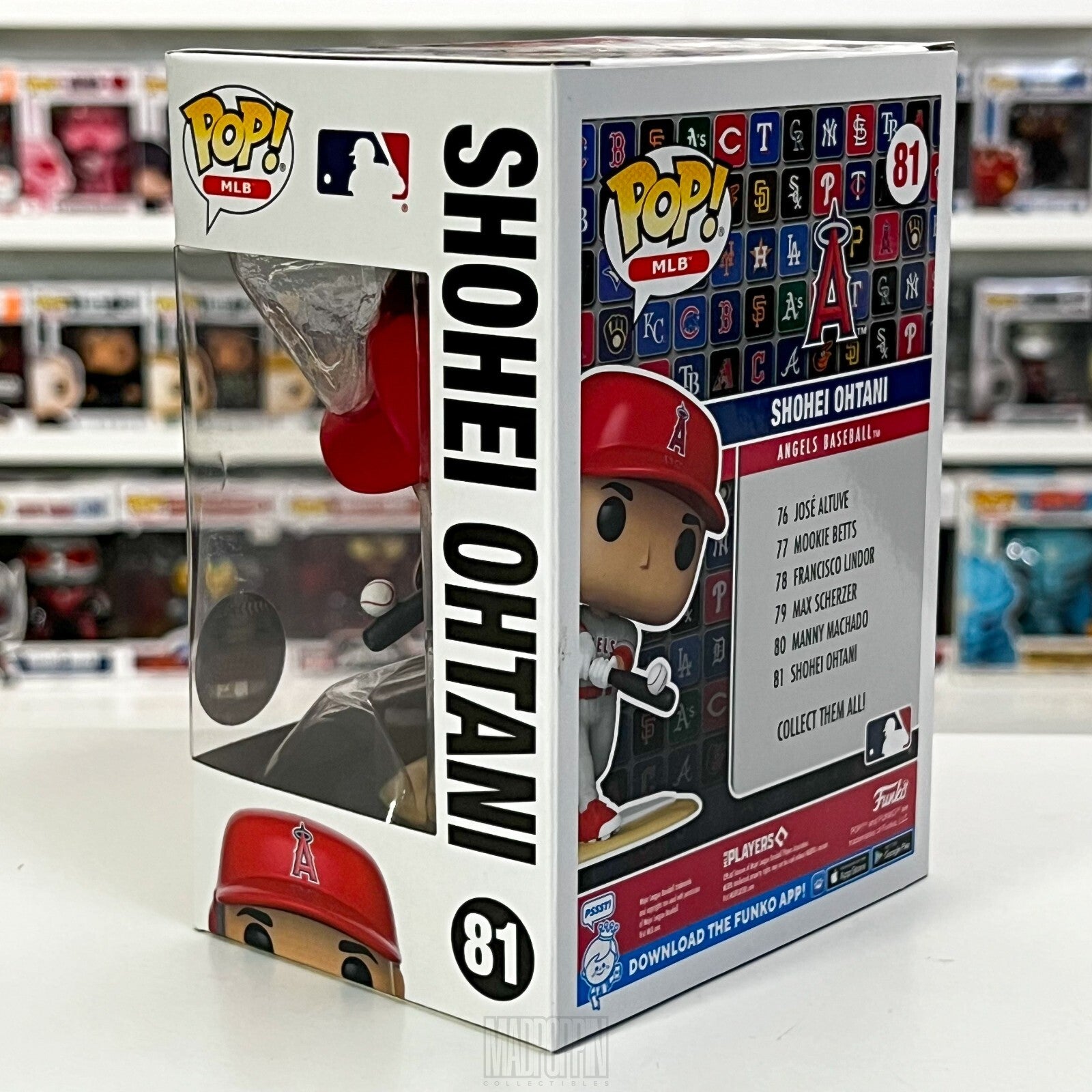 Funko Pop MLB Baseball Los Angeles Angels Shohei Ohtani Batting Vaulte
