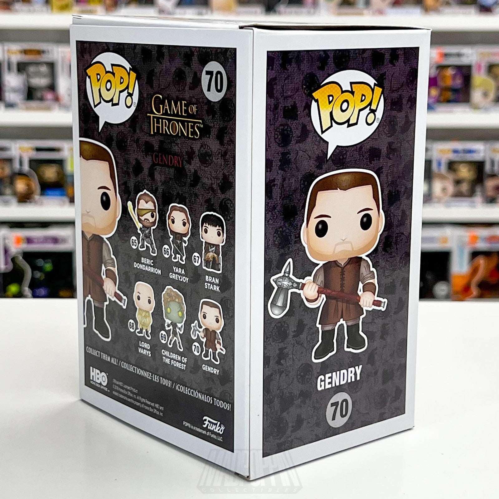 Funko Pop Game of Thrones Gendry #70 Vinyl Figure HBO 2018 Boxed Collectible4