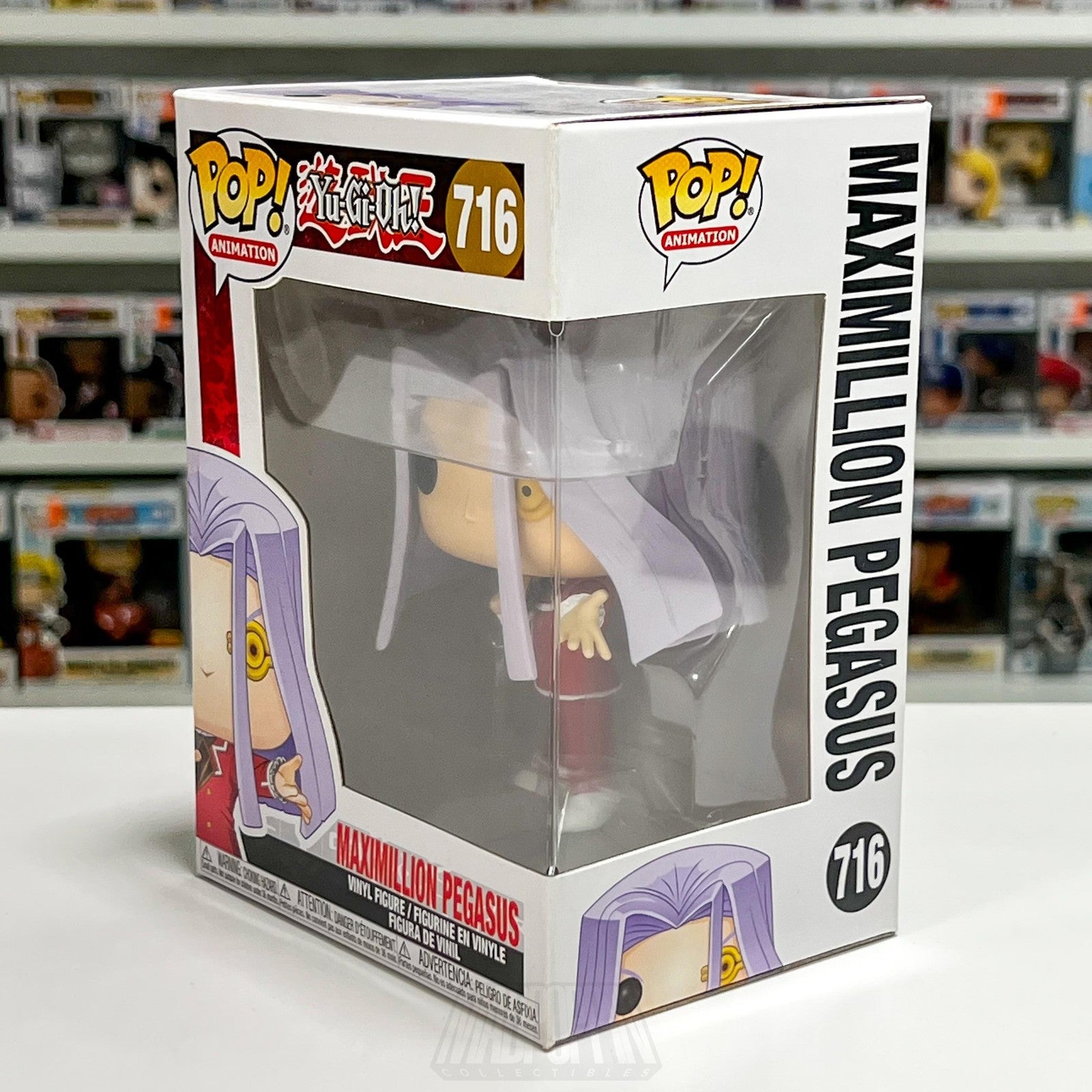 Funko Pop! Animation Yu-Gi-Oh Maximillion Pegasus 716 Anime Figure New Box Toy