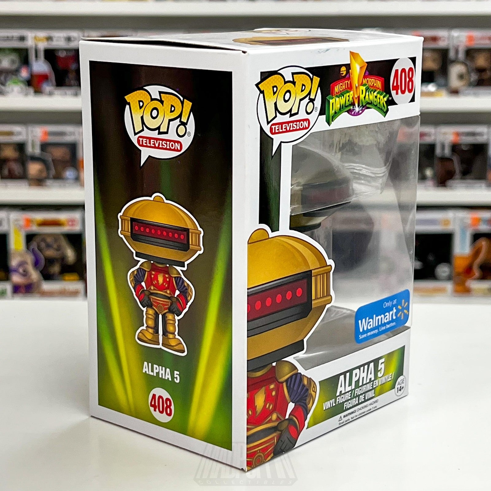 Funko Pop Television Alpha 5 Mighty Morphin Power Rangers  MMPR 408 Walmart Toy