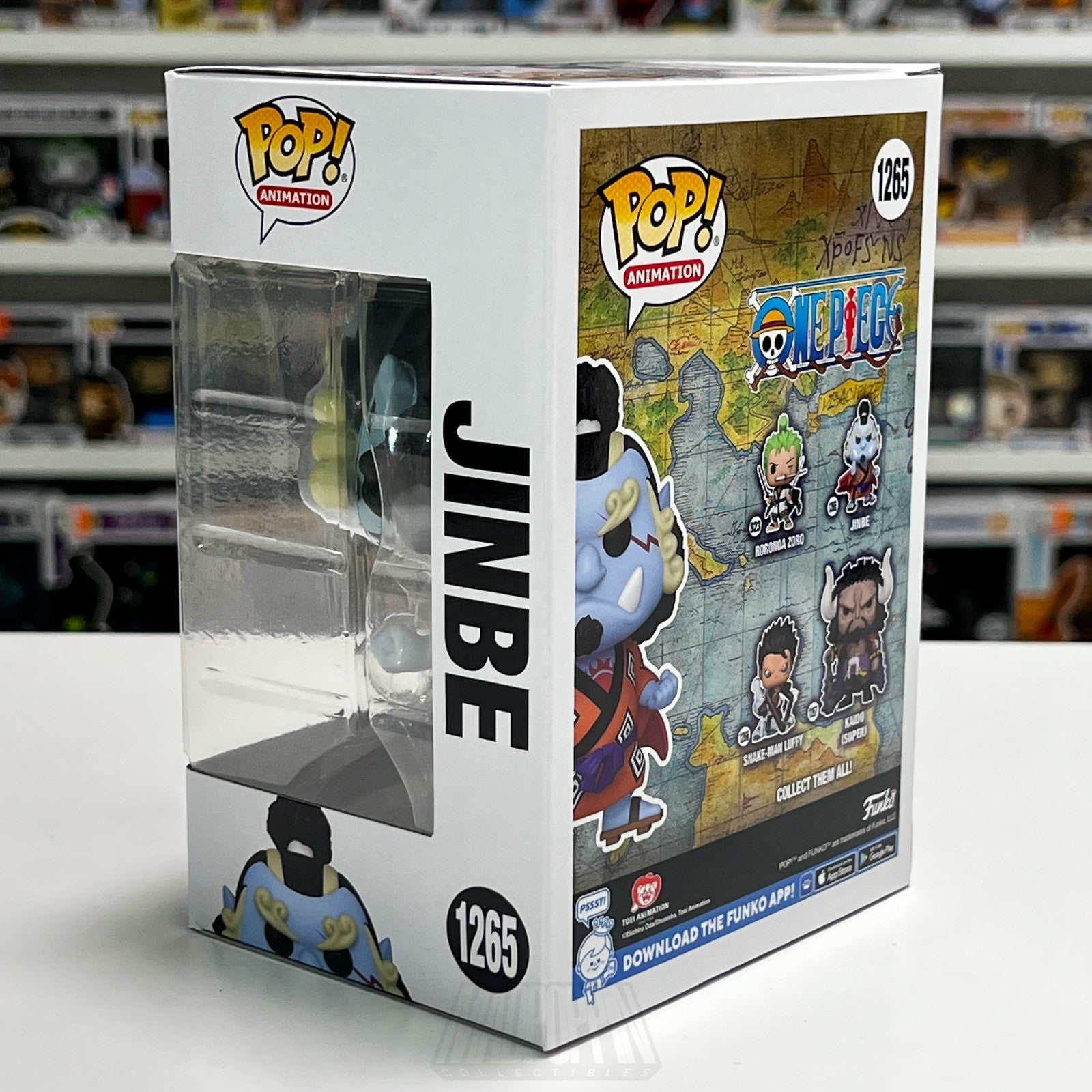 Funko Pop Anime One Piece Jinbe 1265 Japanese Manga Vinyl Figure Whale Shark2