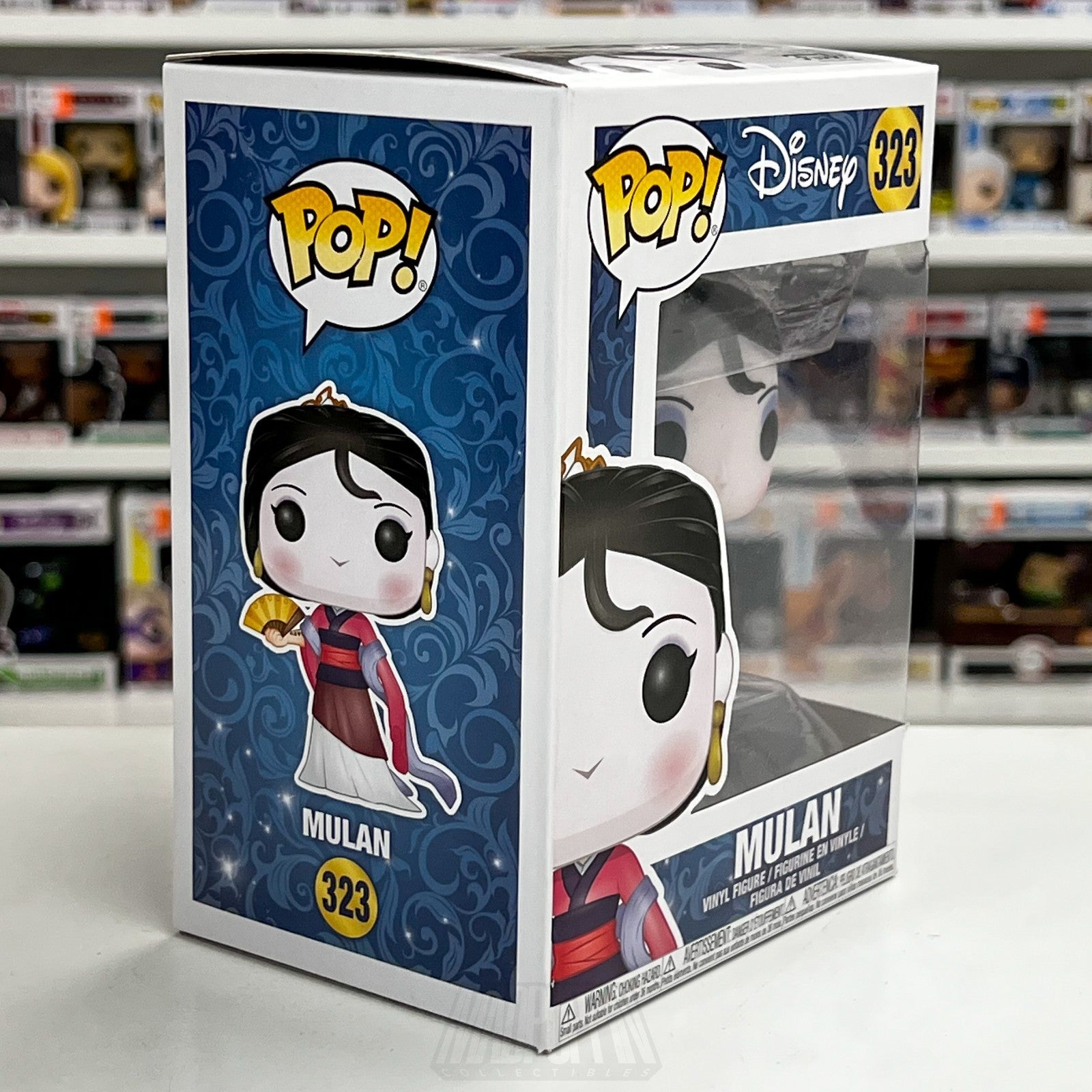 Funko Pop Disney Hua Mulan 323 Princess Animation Musical China Vinyl Figure Toy5