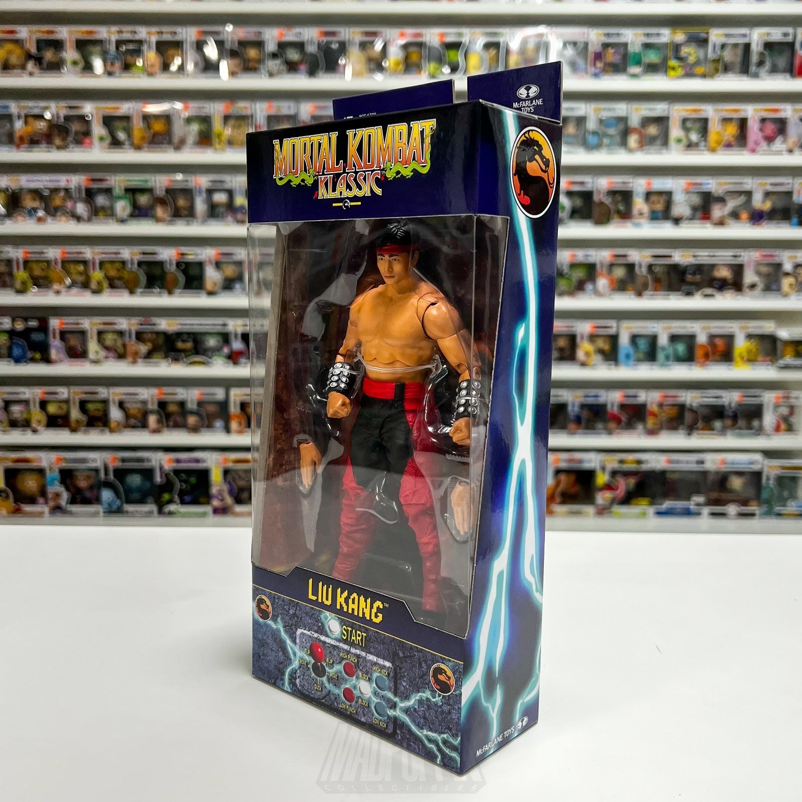 McFarlane Toys Mortal Kombat Klassic Liu Kang  7 Inch Action Figure Video Game
