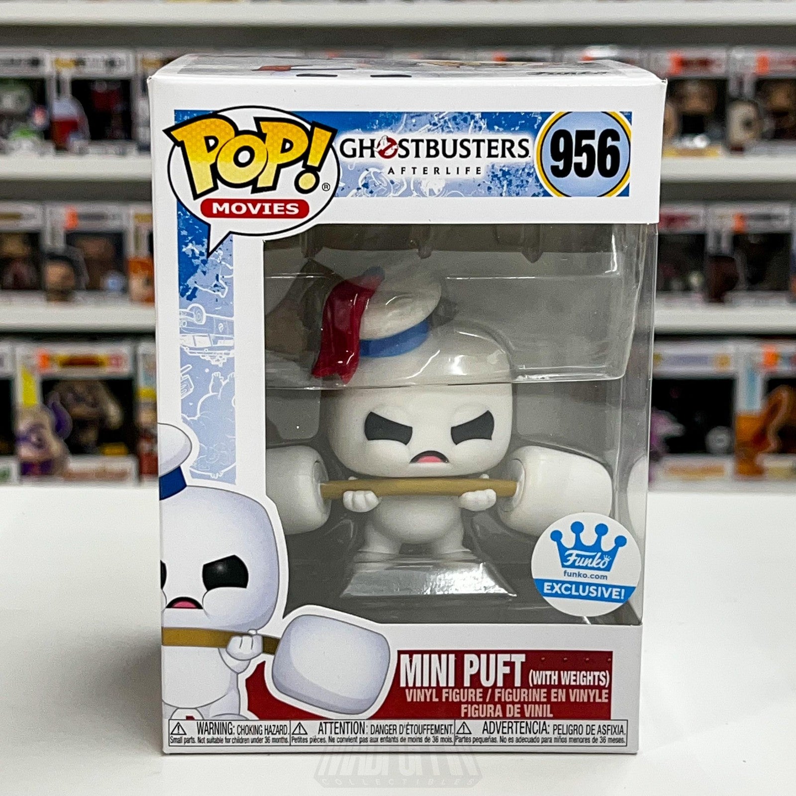 Funko Pop Ghostbusters Afterlife Mini Puft With Weights #956 Funko Exclusive Toy