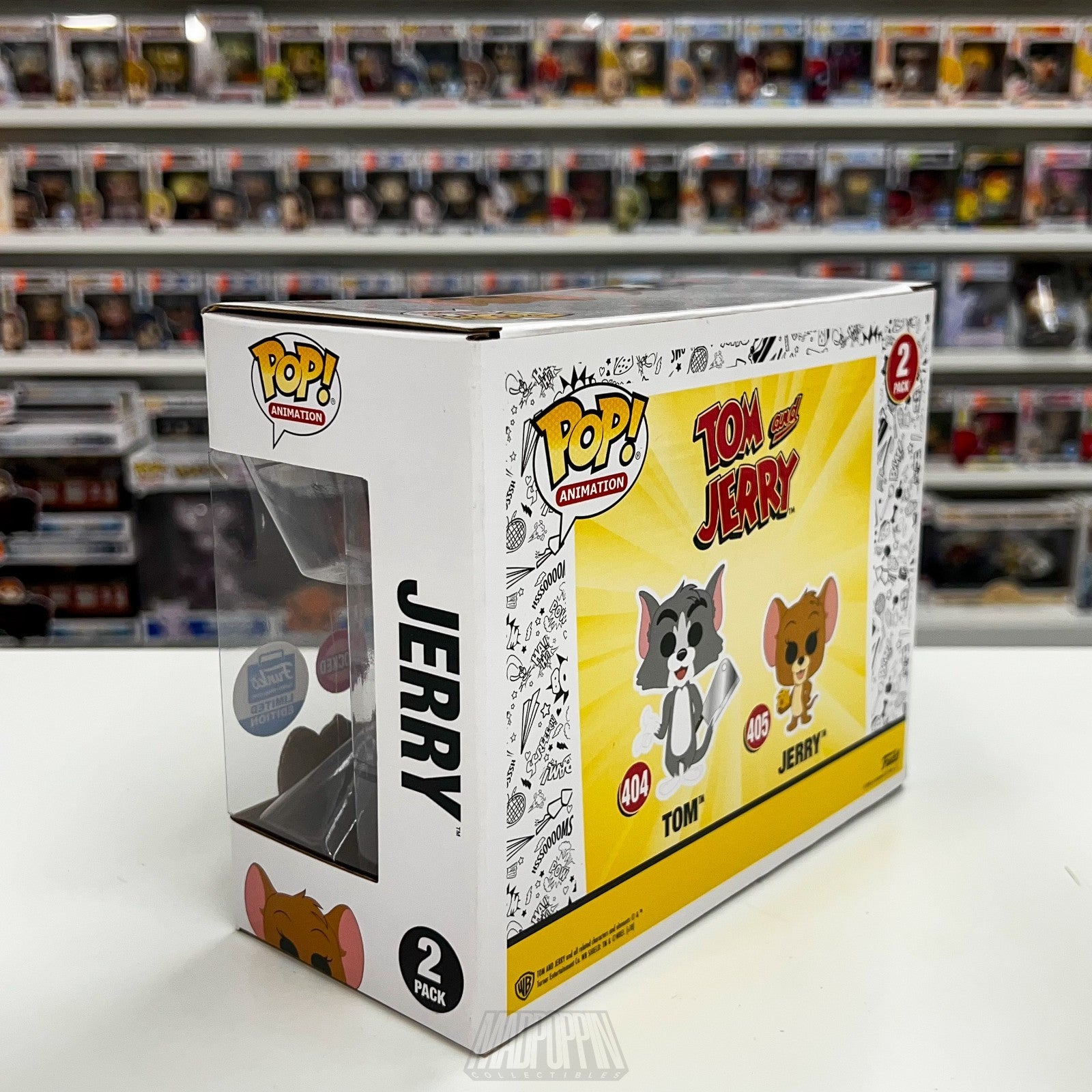 Funko Pop Animation Tom & Jerry Flocked 2 Pack Funko-Shop.com Hanna Barbera