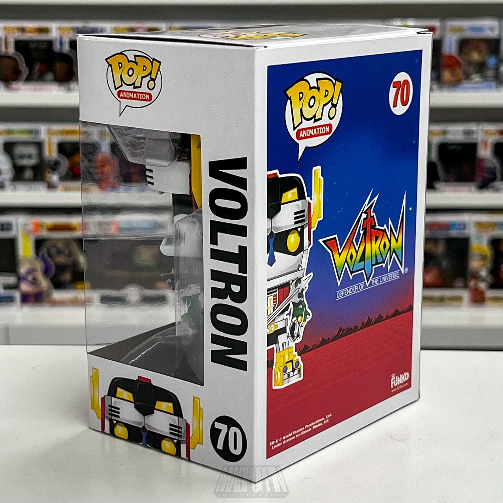 Funko Pop Animation Voltron 70 Vinyl Figure Defender Of The Universe Mint Boxed