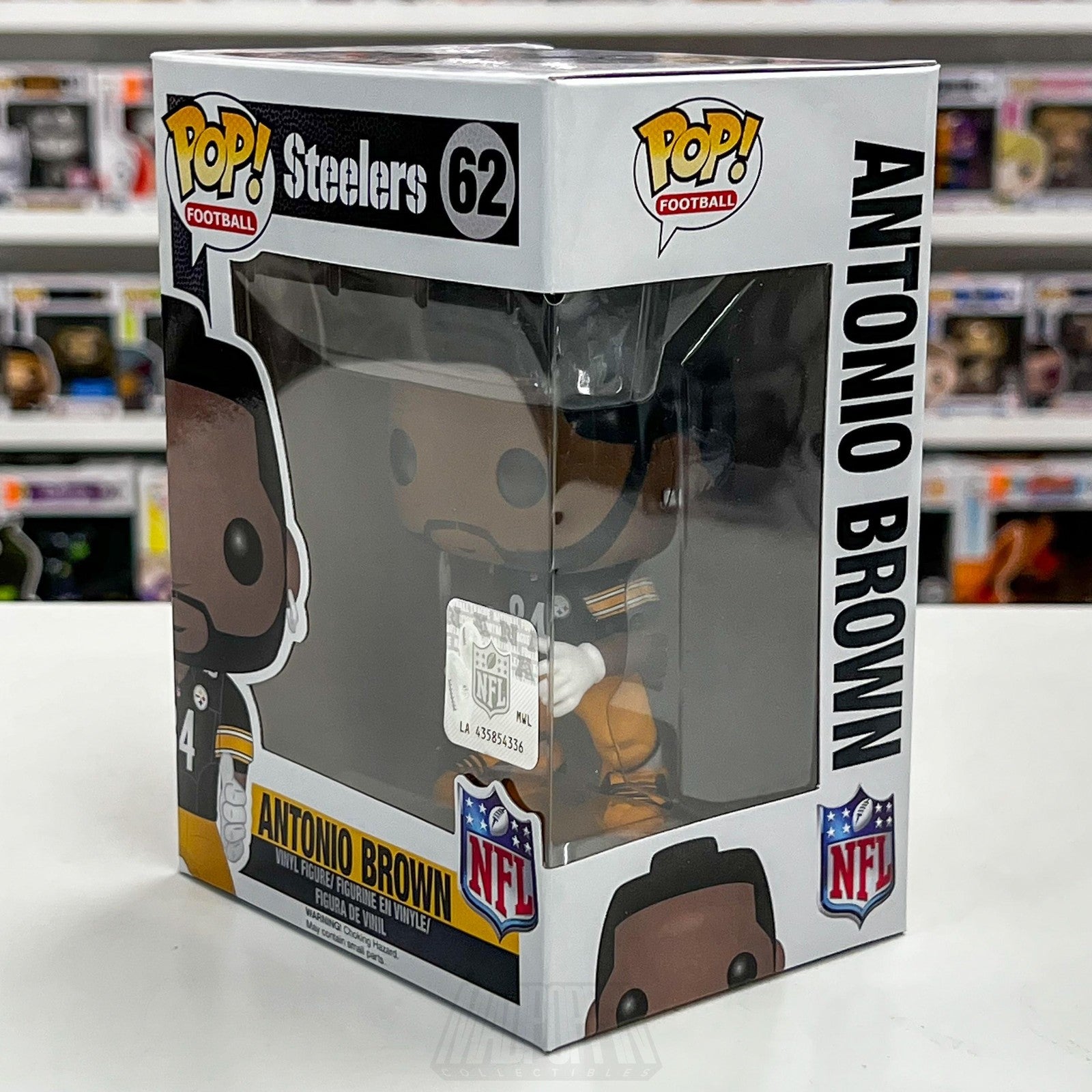 Funko Pop! Football Antonio Brown 62 Pittsburgh Steelers NFL Vinyl Figure 20161