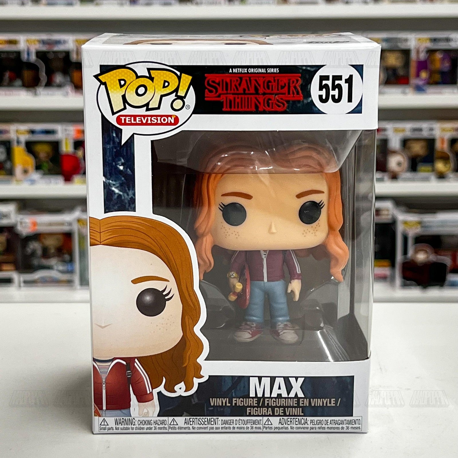 Funko Pop Stranger Things Max 551 Vinyl Figure Netflix TV Collectible New in Box