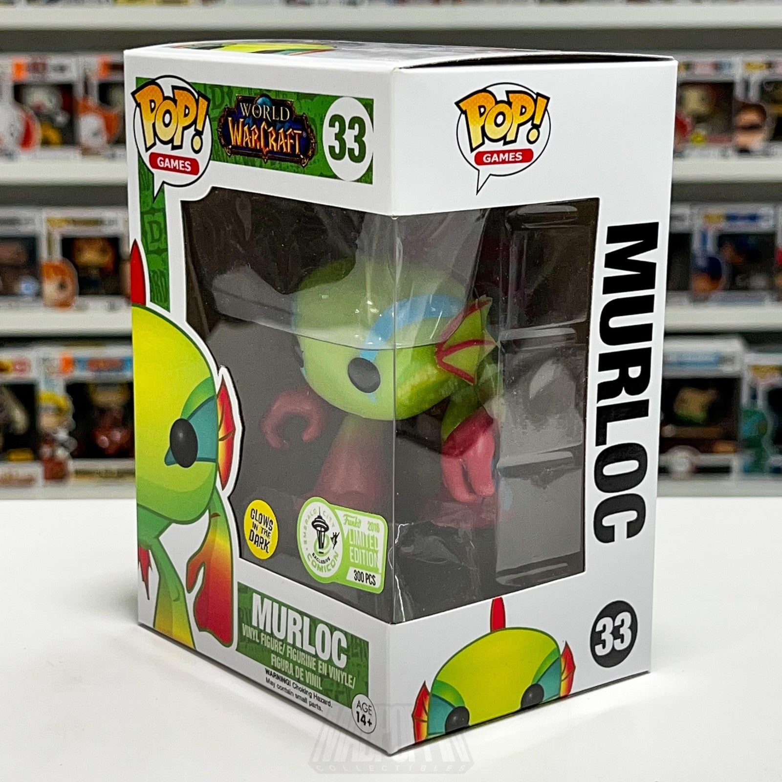 Funko Pop Games World of Warcraft Murloc 33 Glow Limited 300 PCS Vinyl Figure