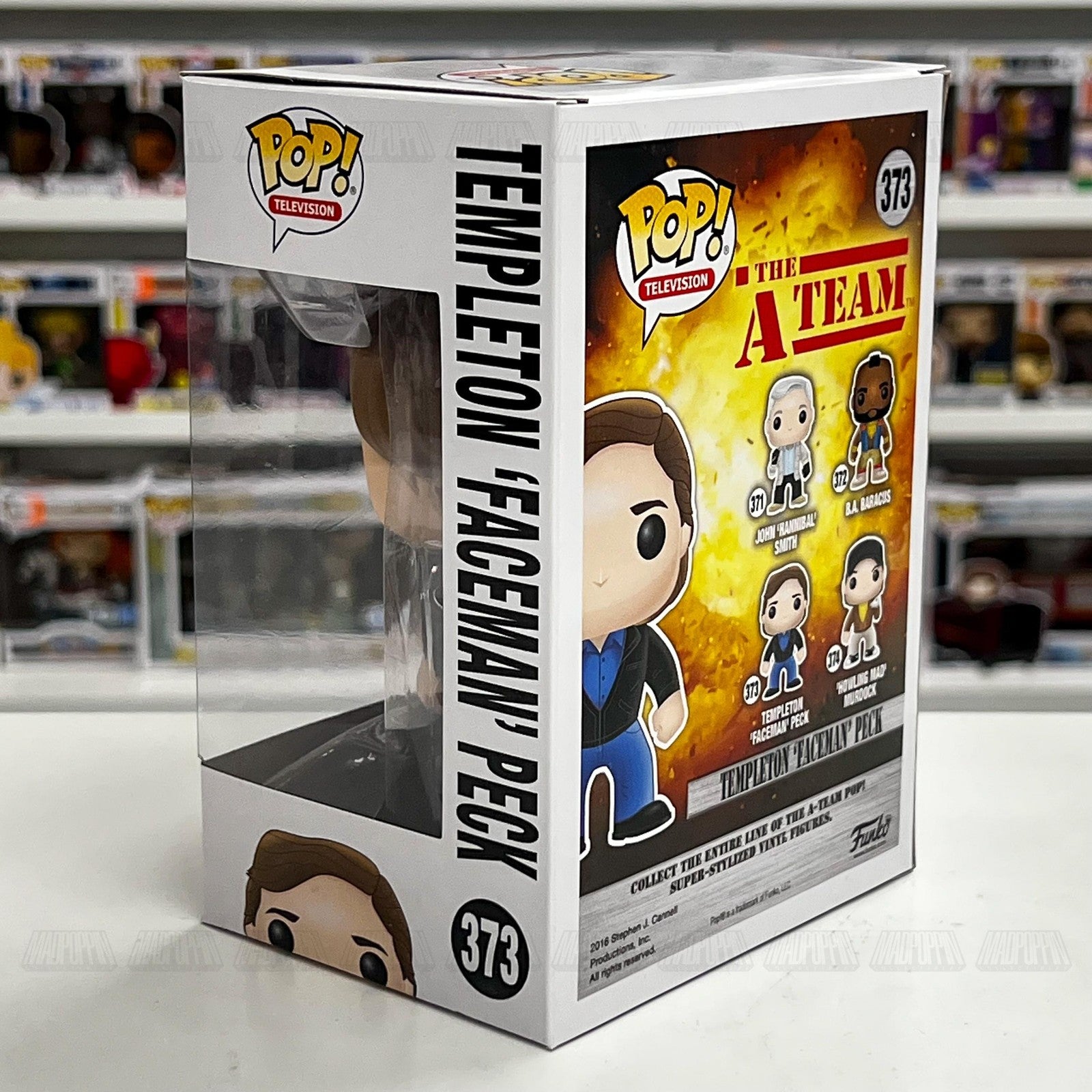 Funko Pop The A-Team Templeton Faceman Peck 373 TV Vinyl Figure Collectible New