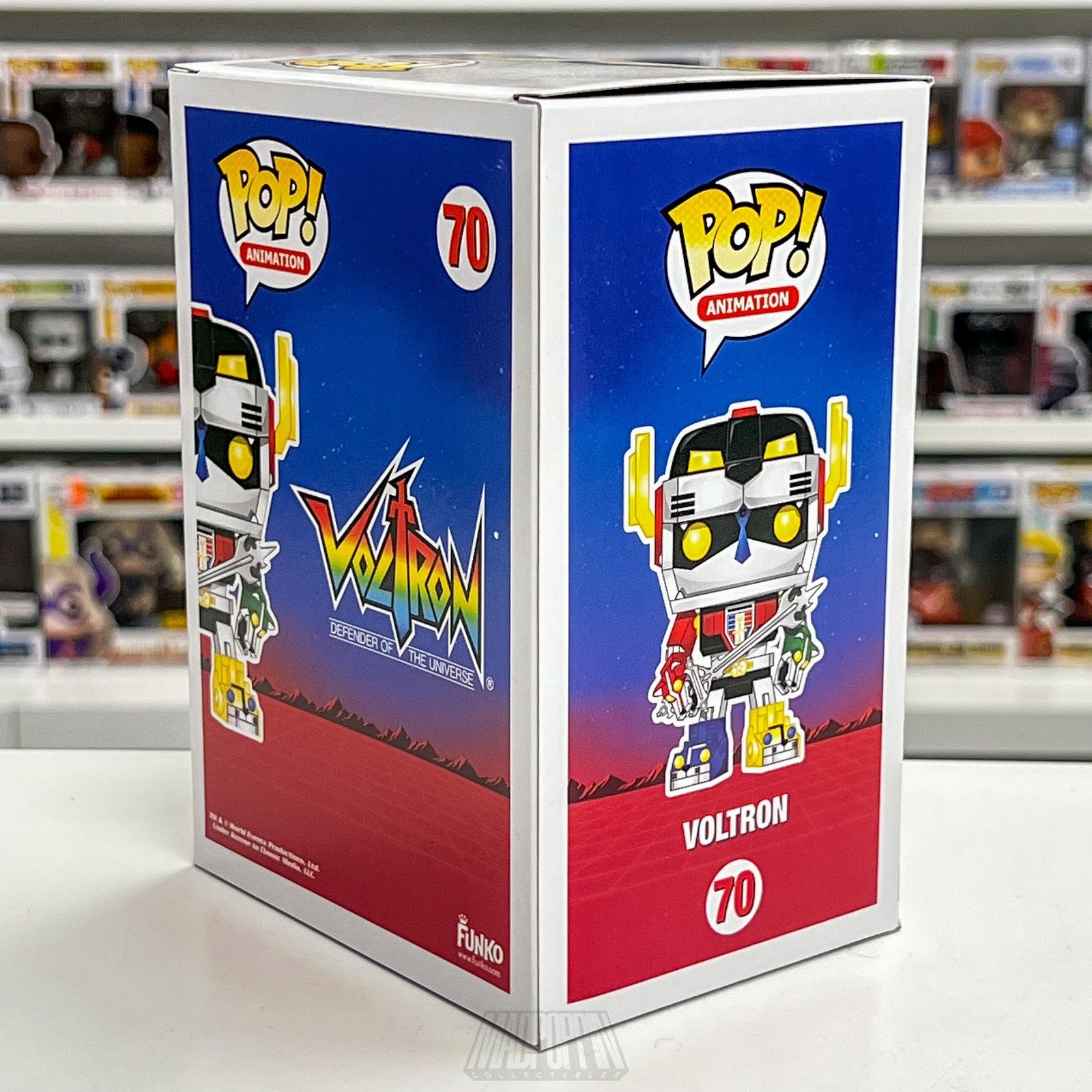 Funko Pop Animation Voltron 70 Vinyl Figure Defender Of The Universe Mint Boxed