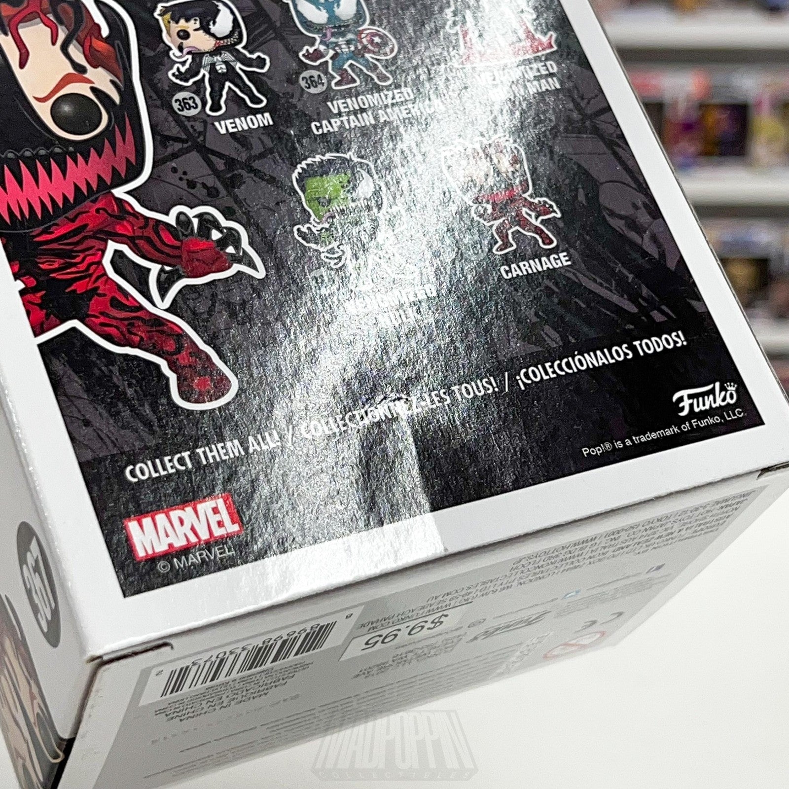 Funko Pop! Marvel Venom Carnage #367 Bobblehead Vinyl Figure 2018 Boxed Toy8