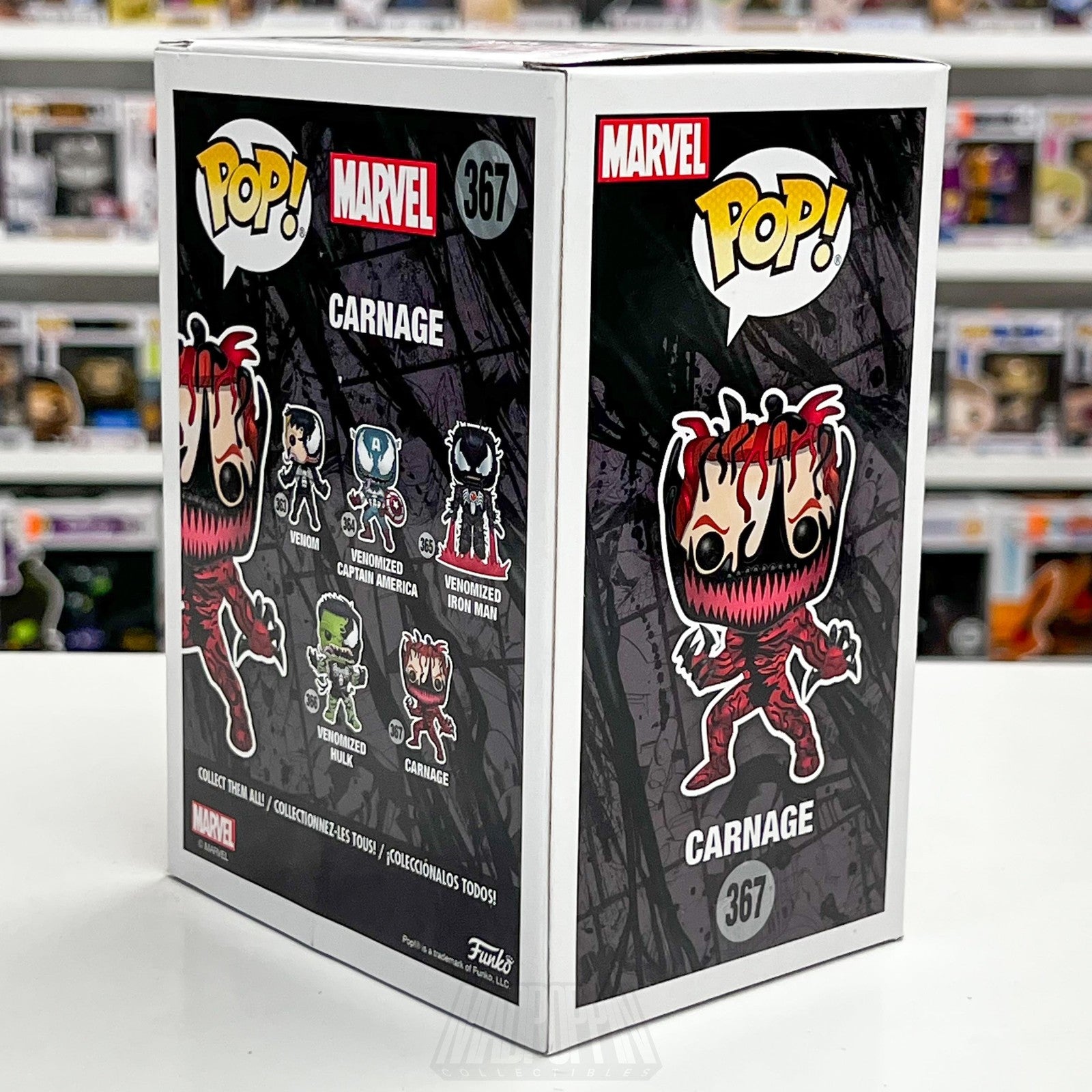 Funko Pop! Marvel Venom Carnage #367 Bobblehead Vinyl Figure 2018 Boxed Toy4
