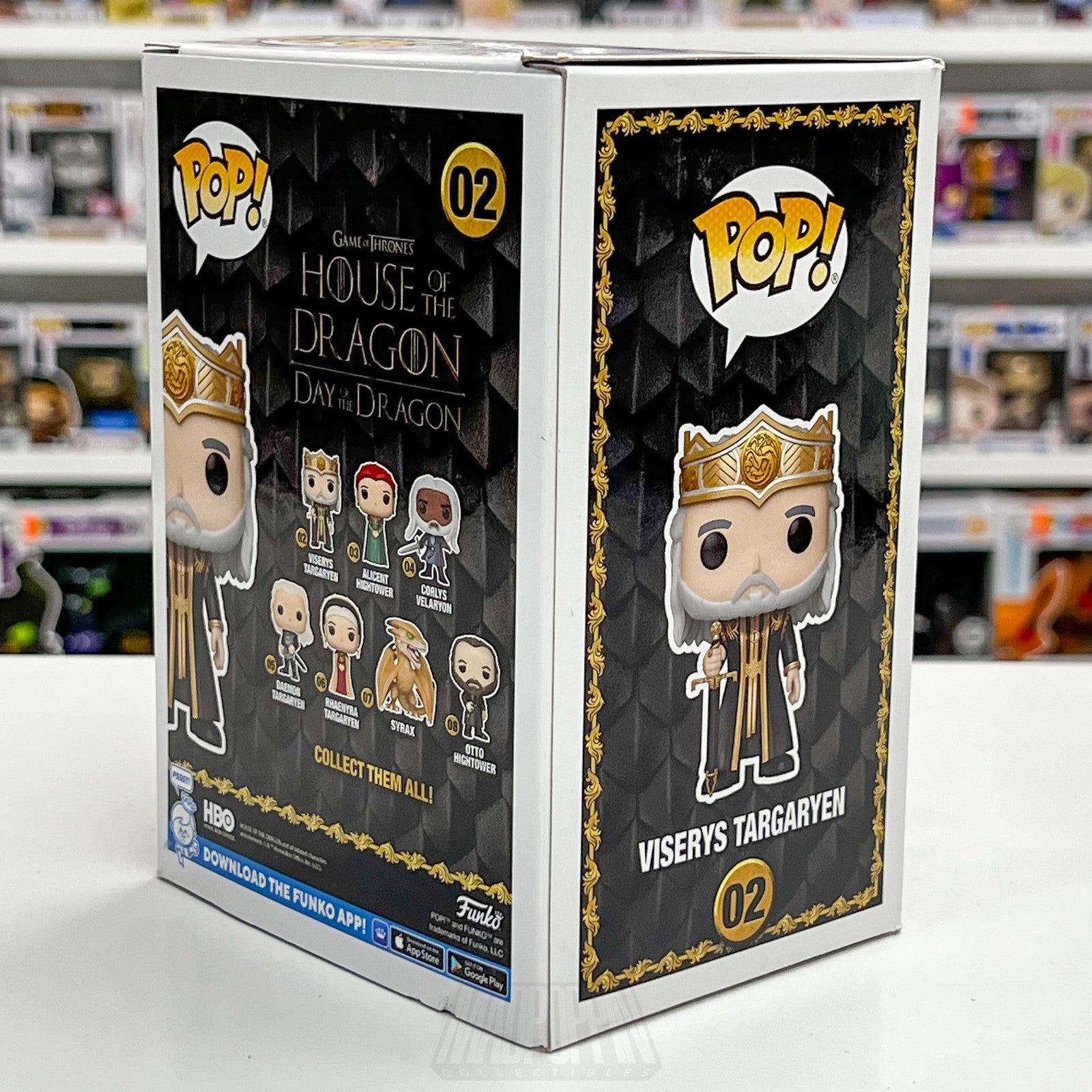 Funko Pop Viserys Targaryen 02 House of the Dragon Vinyl Figure Game of Thrones4