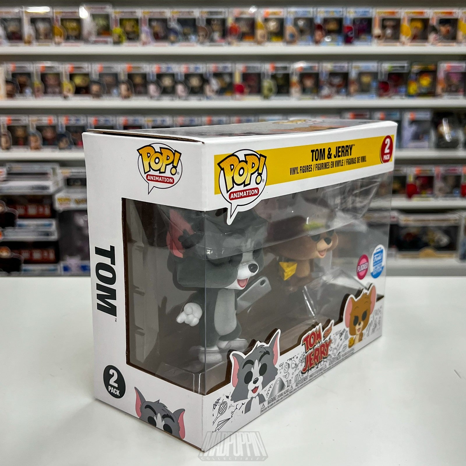 Funko Pop Animation Tom & Jerry Flocked 2 Pack Funko-Shop.com Hanna Barbera