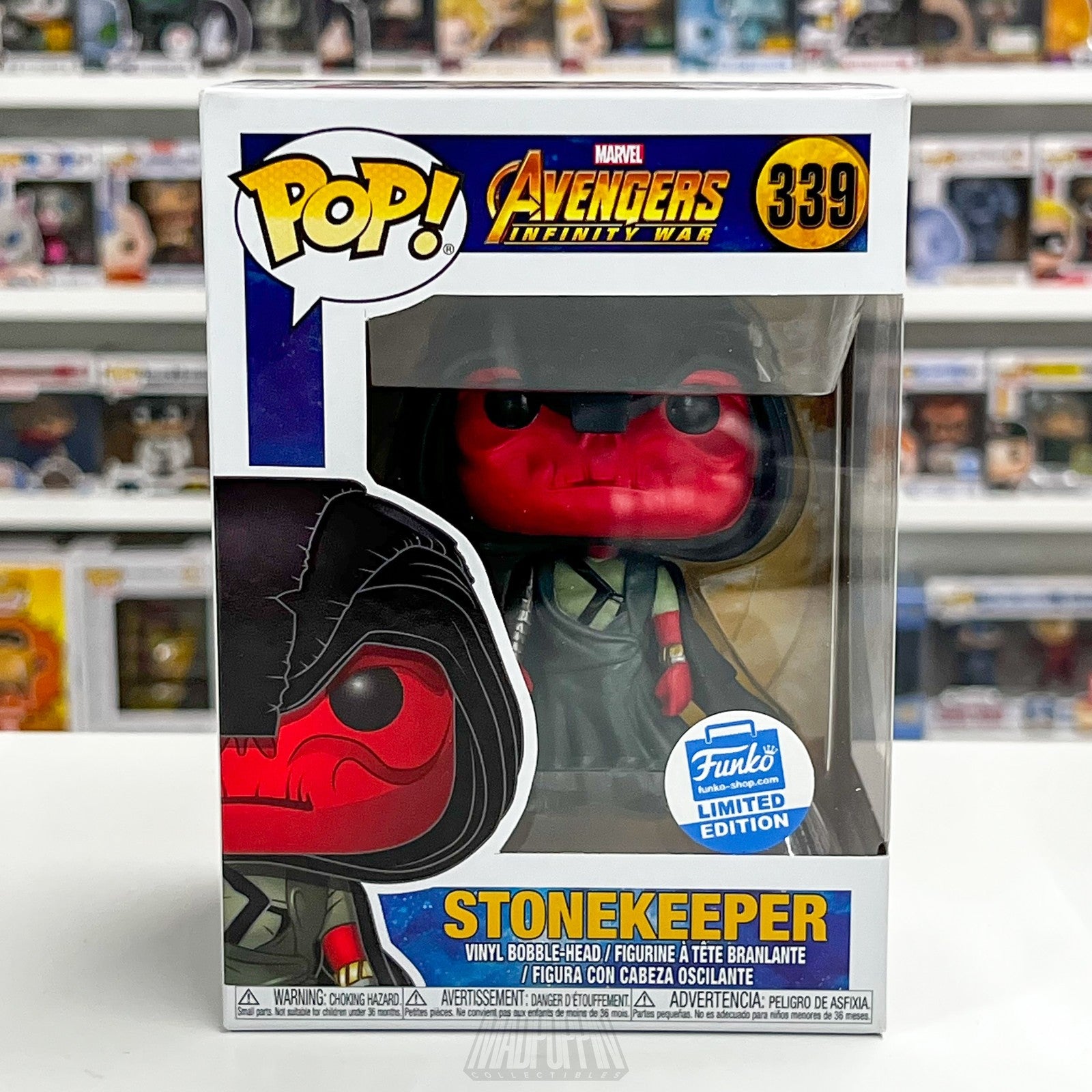 Funko Pop Marvel Stonekeeper 339 Avengers Infinity War Limited Edition Vinyl Fig